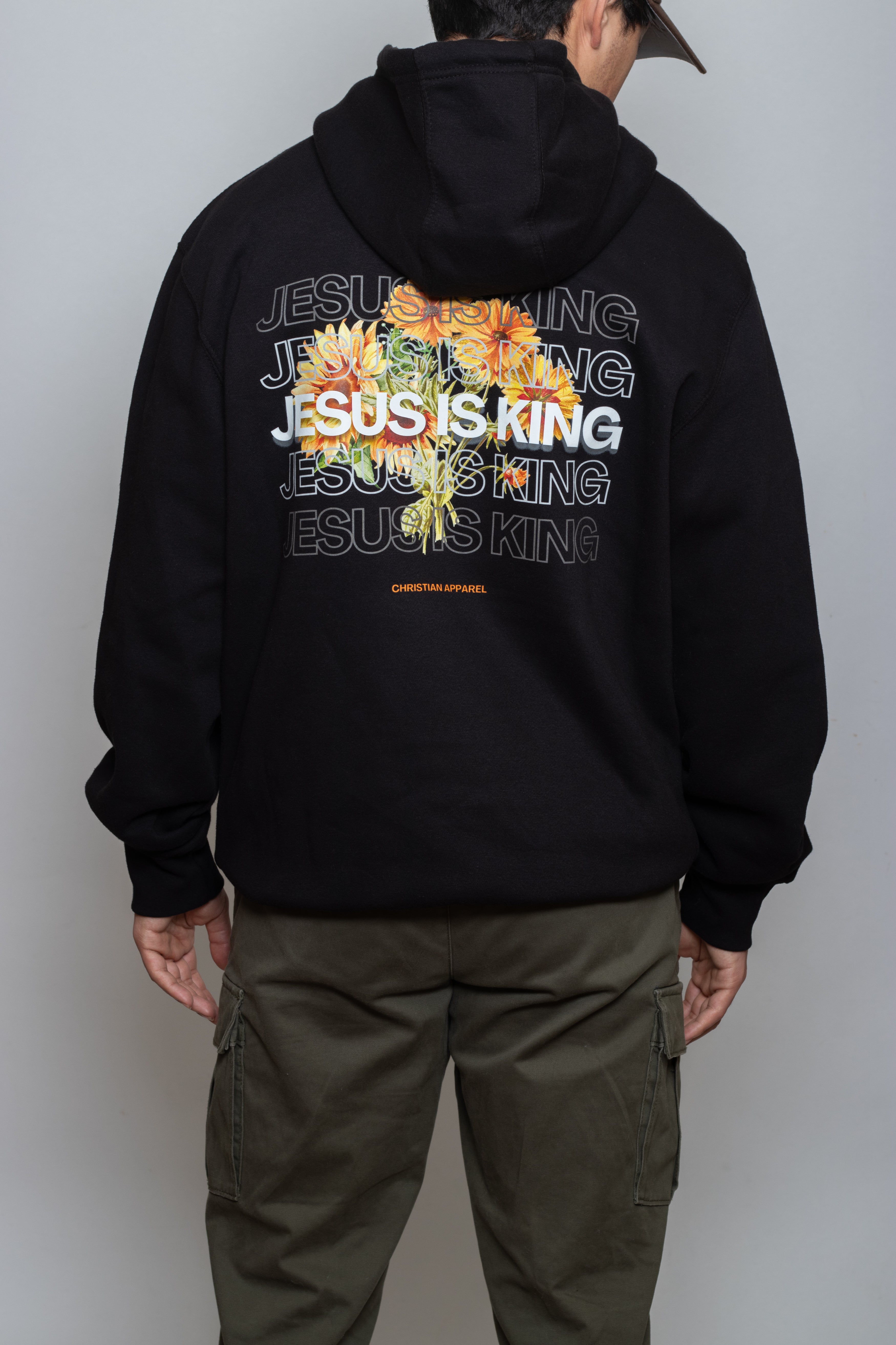 JESUS IS KING STAPLE UNISEX HOODIE - YELLOW