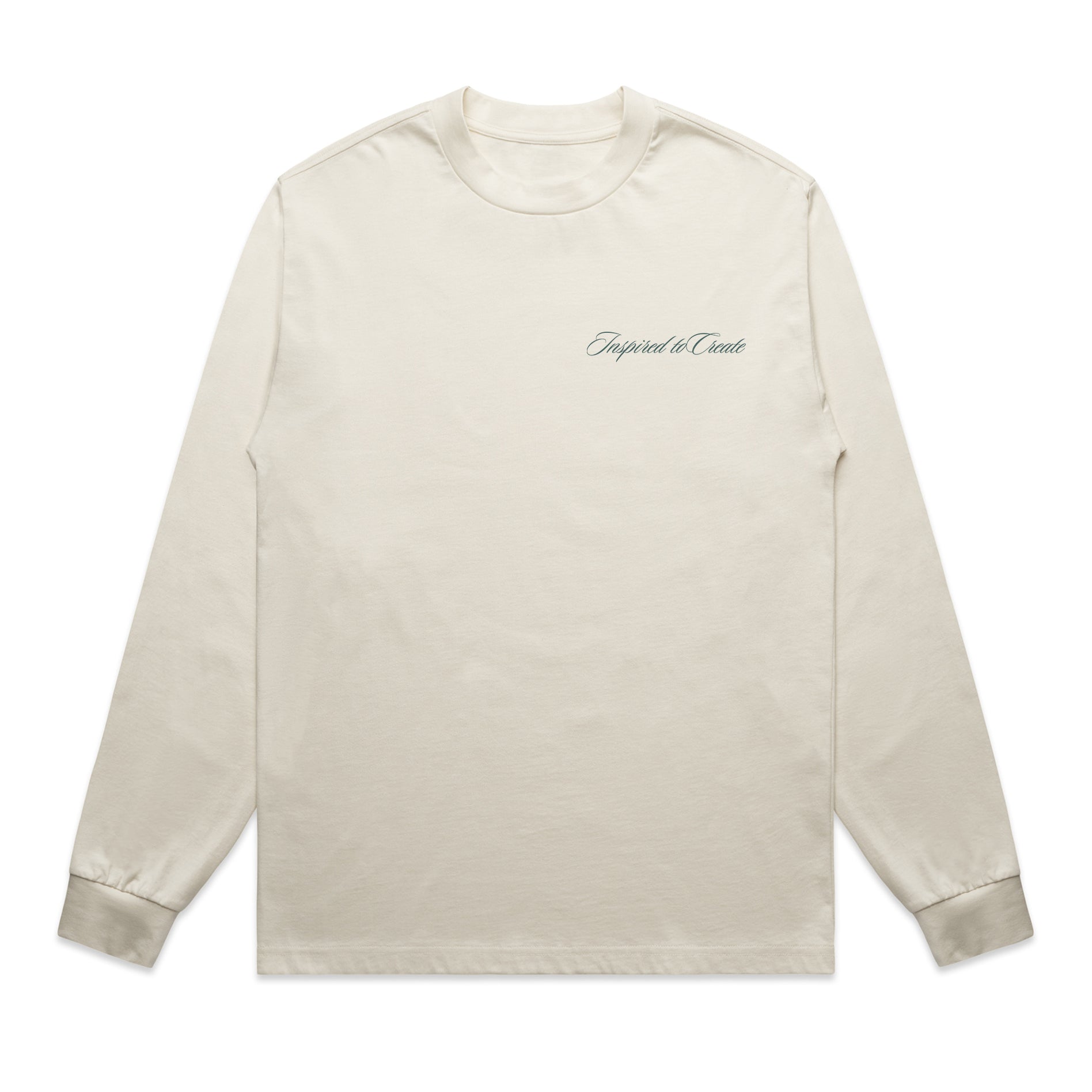 INSPIRED TO CREATE HEAVY OVERSIZE LONG SLEEVE - GREEN