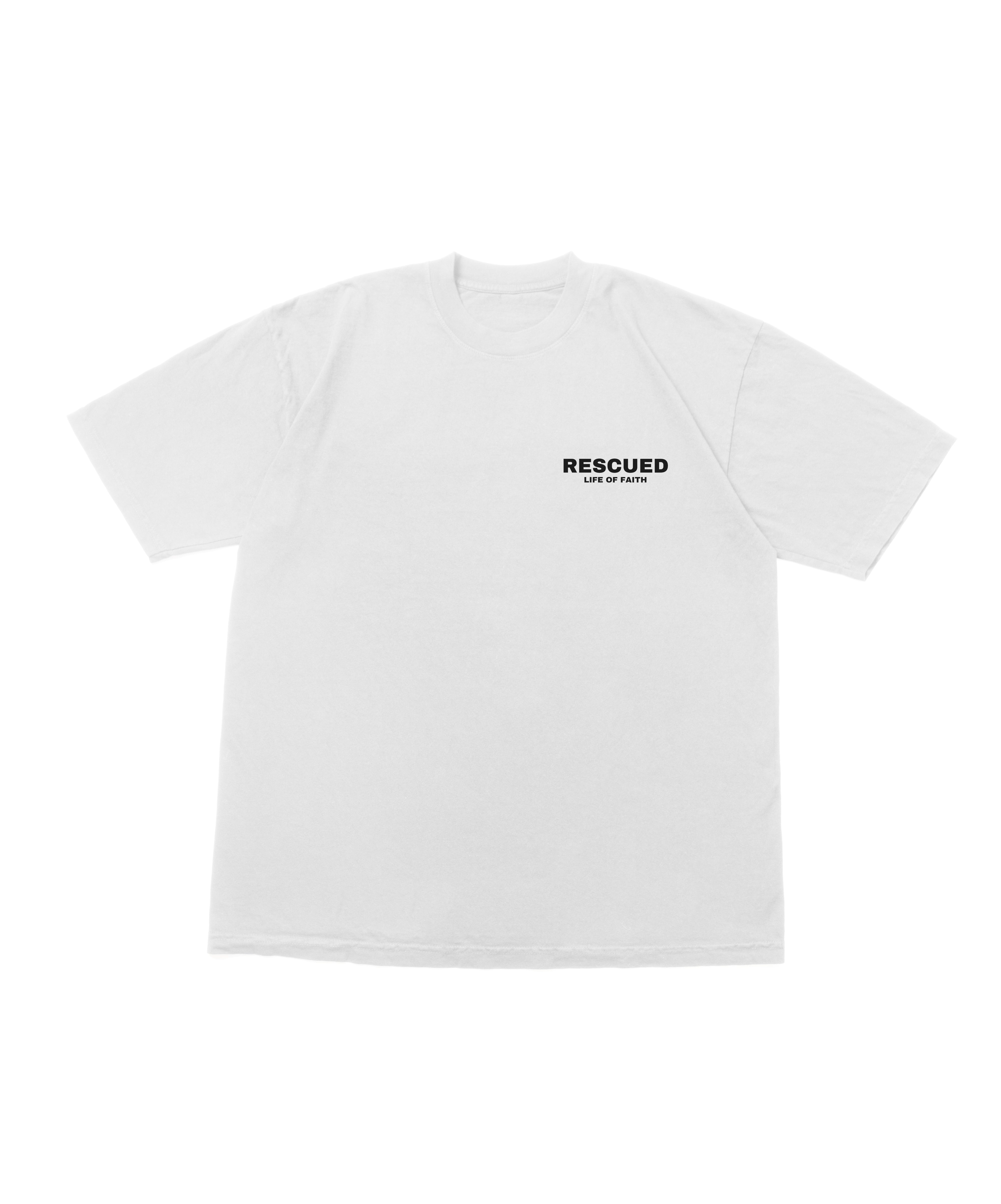 RESCUED OVERSIZE TEE - BLACK