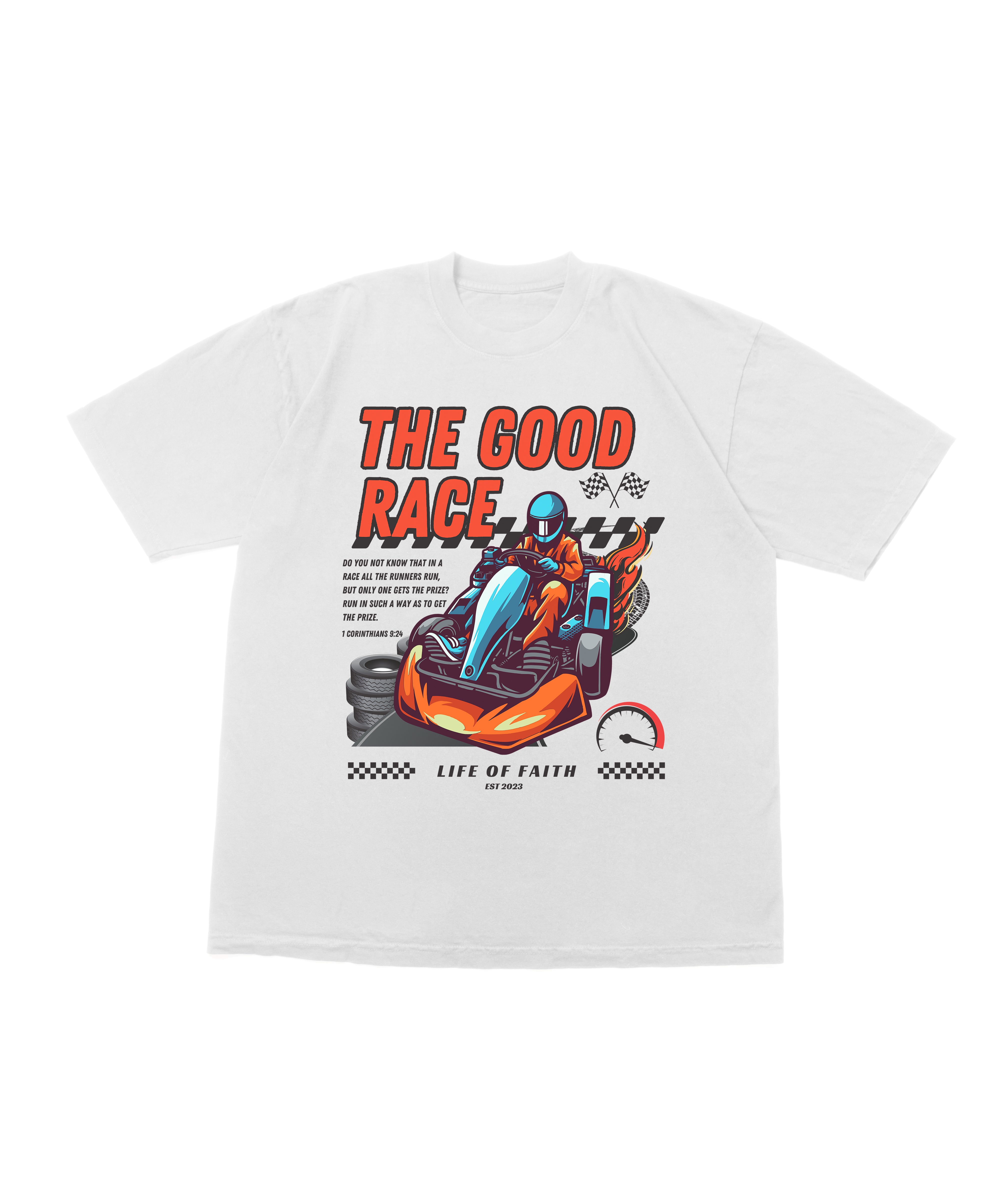 THE GOOD RACE OVERSIZE TEE