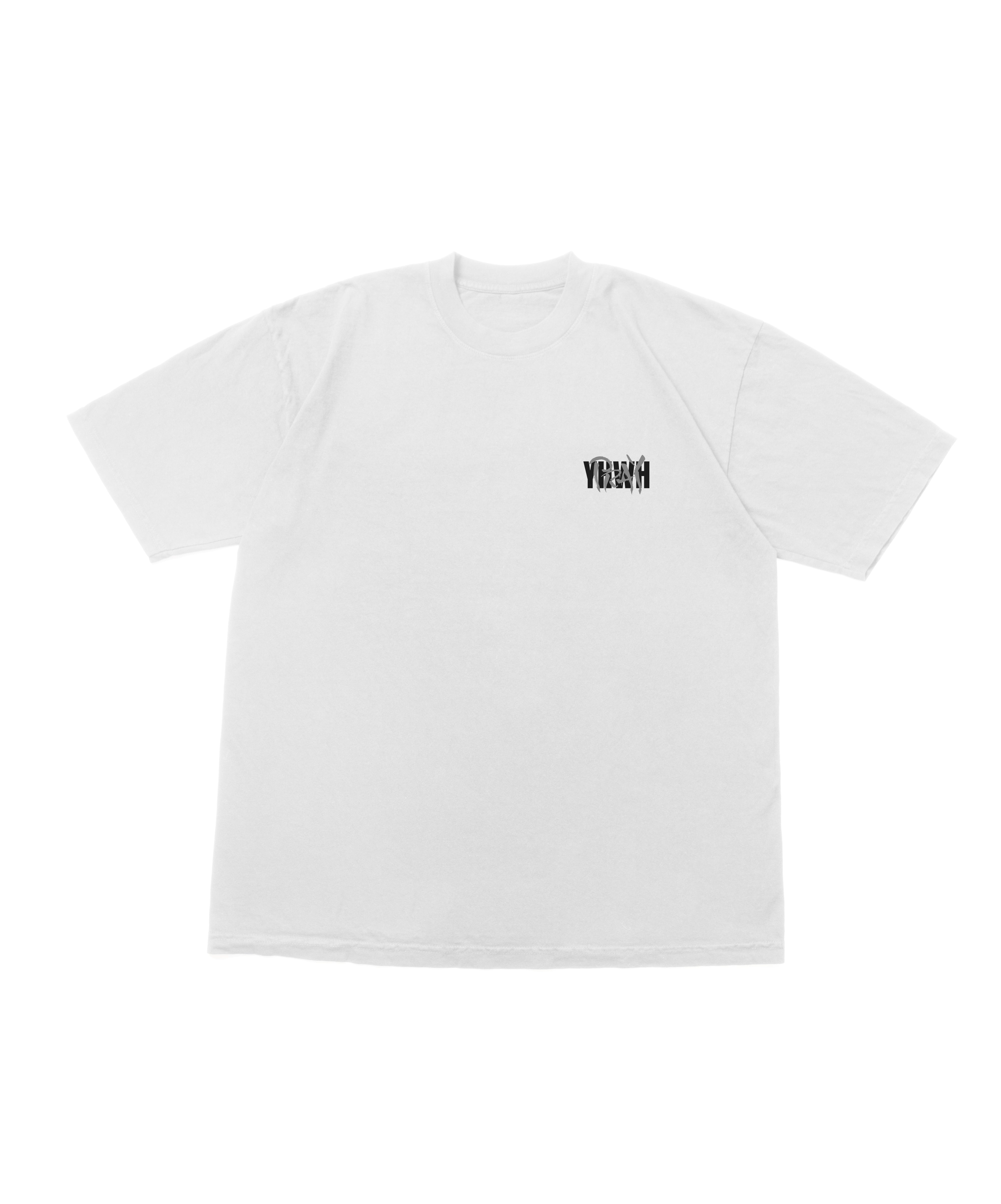 YHWH PRAY OVERSIZE TEE - GREY