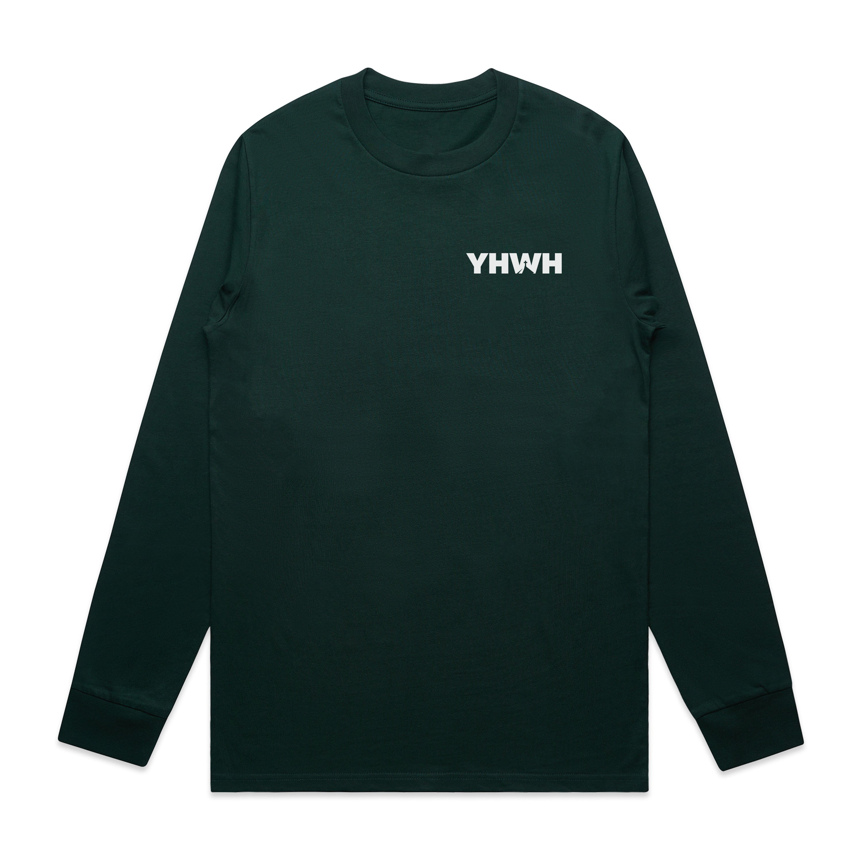 YHWH CROSS CLASSIC LONG SLEEVE - WHITE