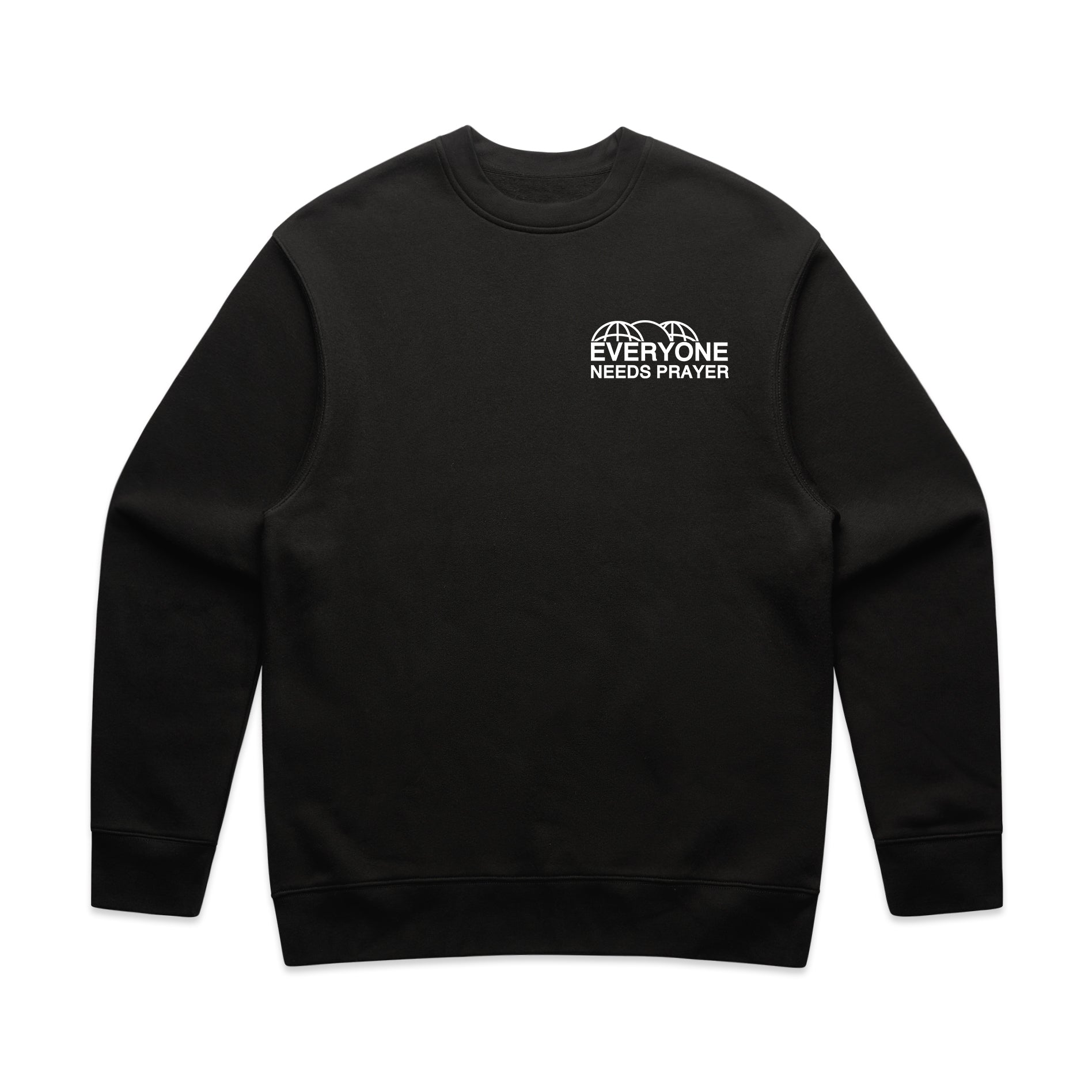 PRAYER RELAXED CREWNECK - WHITE