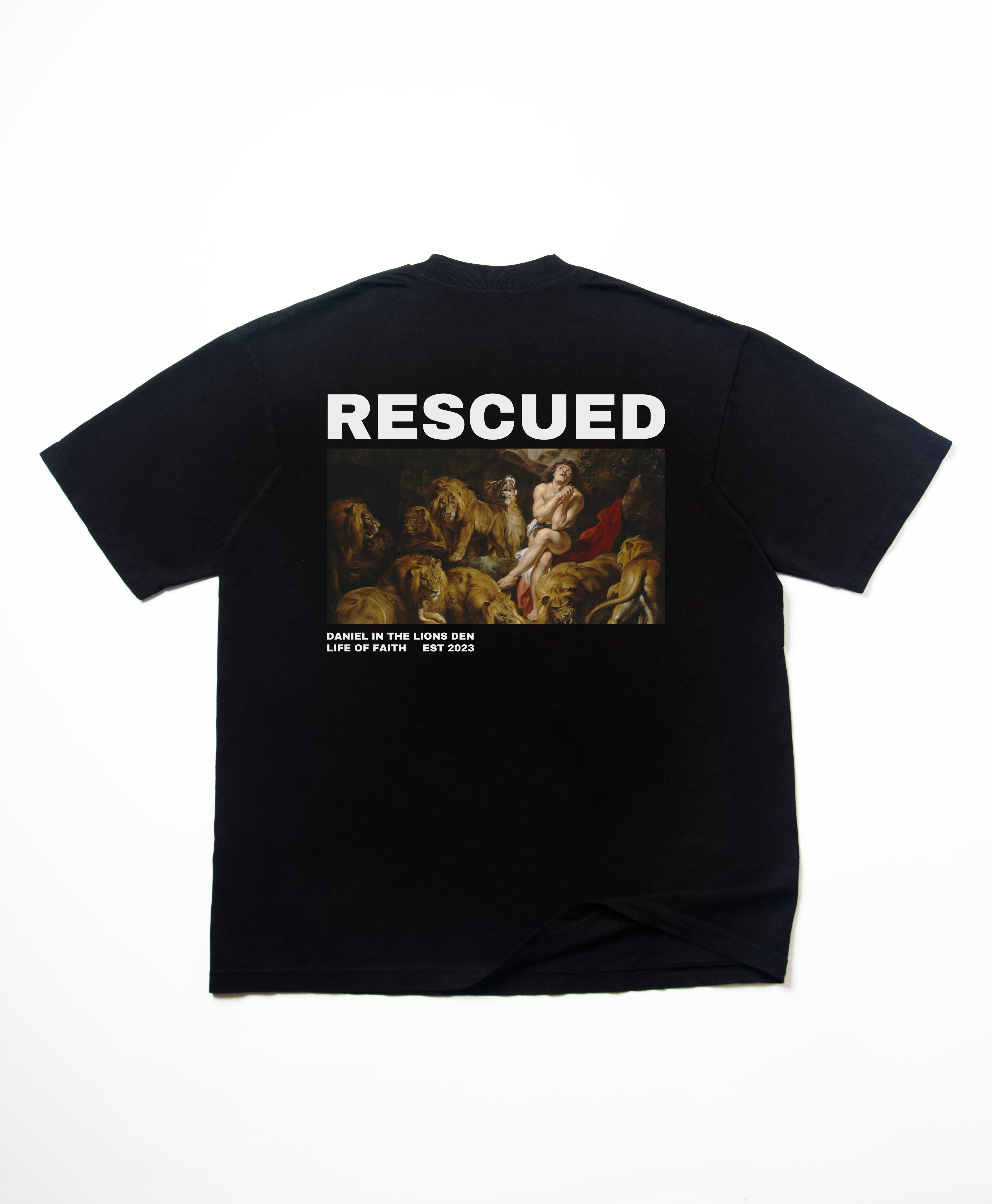 RESCUED OVERSIZE TEE