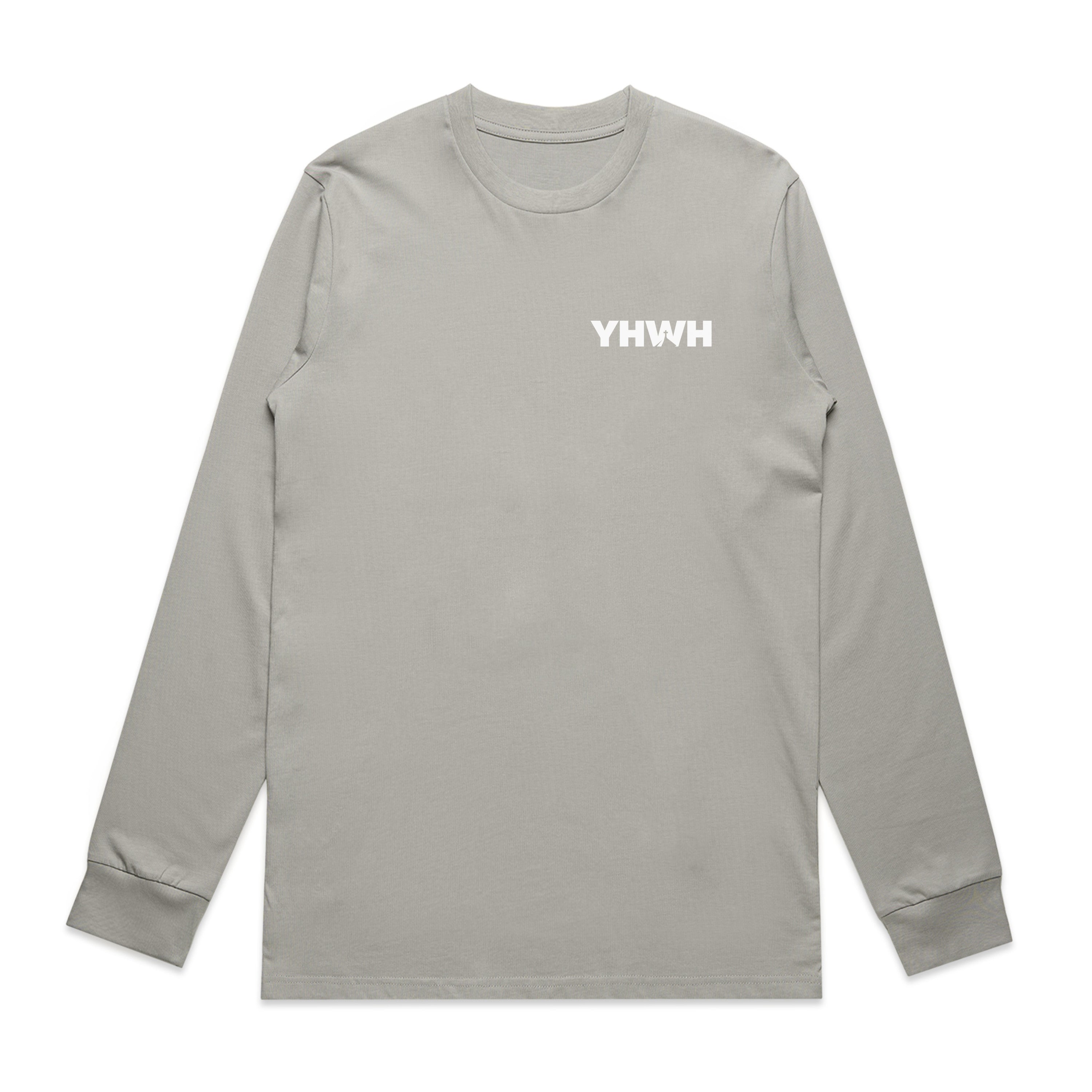 YHWH CROSS CLASSIC LONG SLEEVE - WHITE