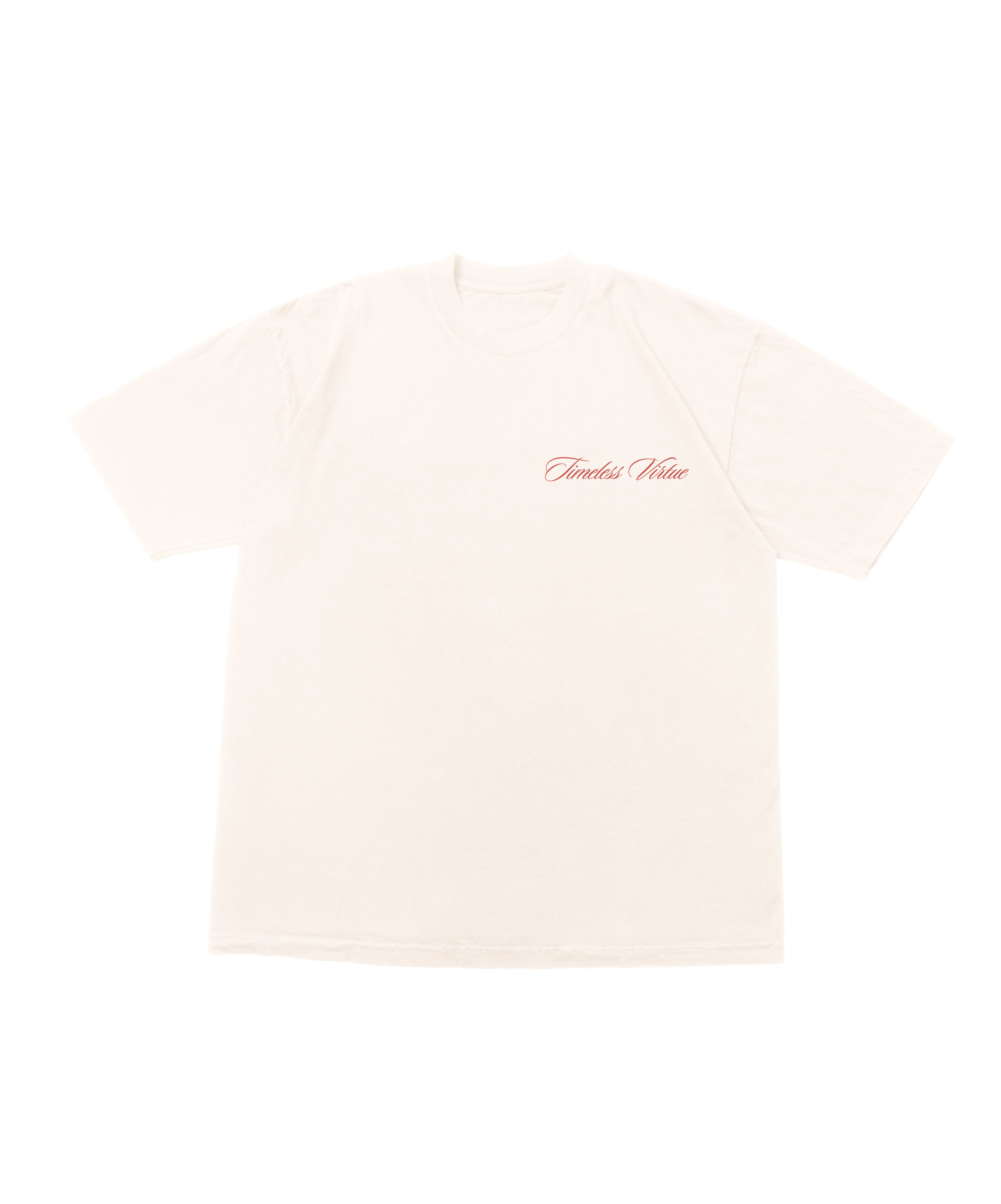 TIMELESS VIRTUE OVERSIZE TEE - RED