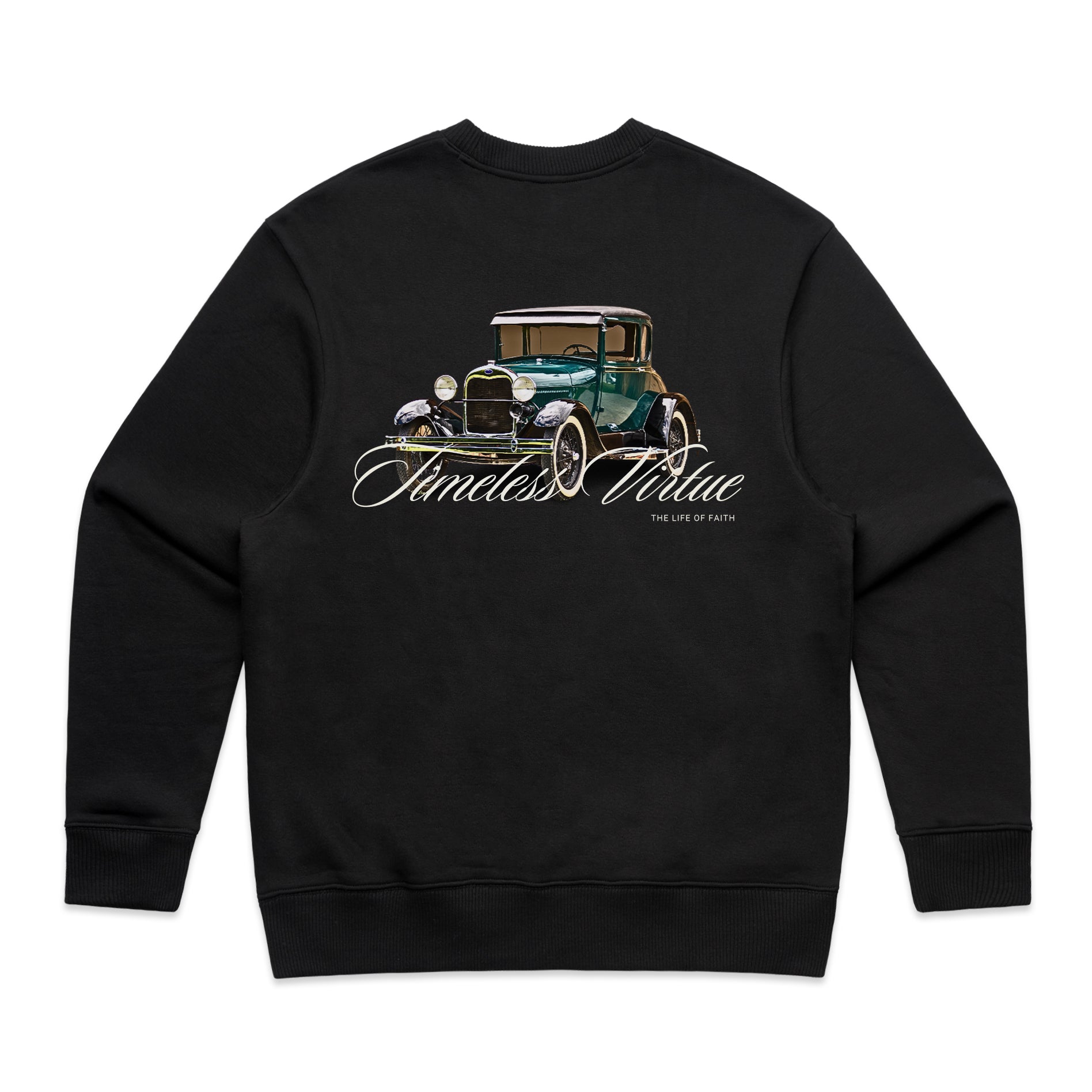 TIMELESS VIRTUE PREMIUM OVERSIZED CREWNECK - GREEN