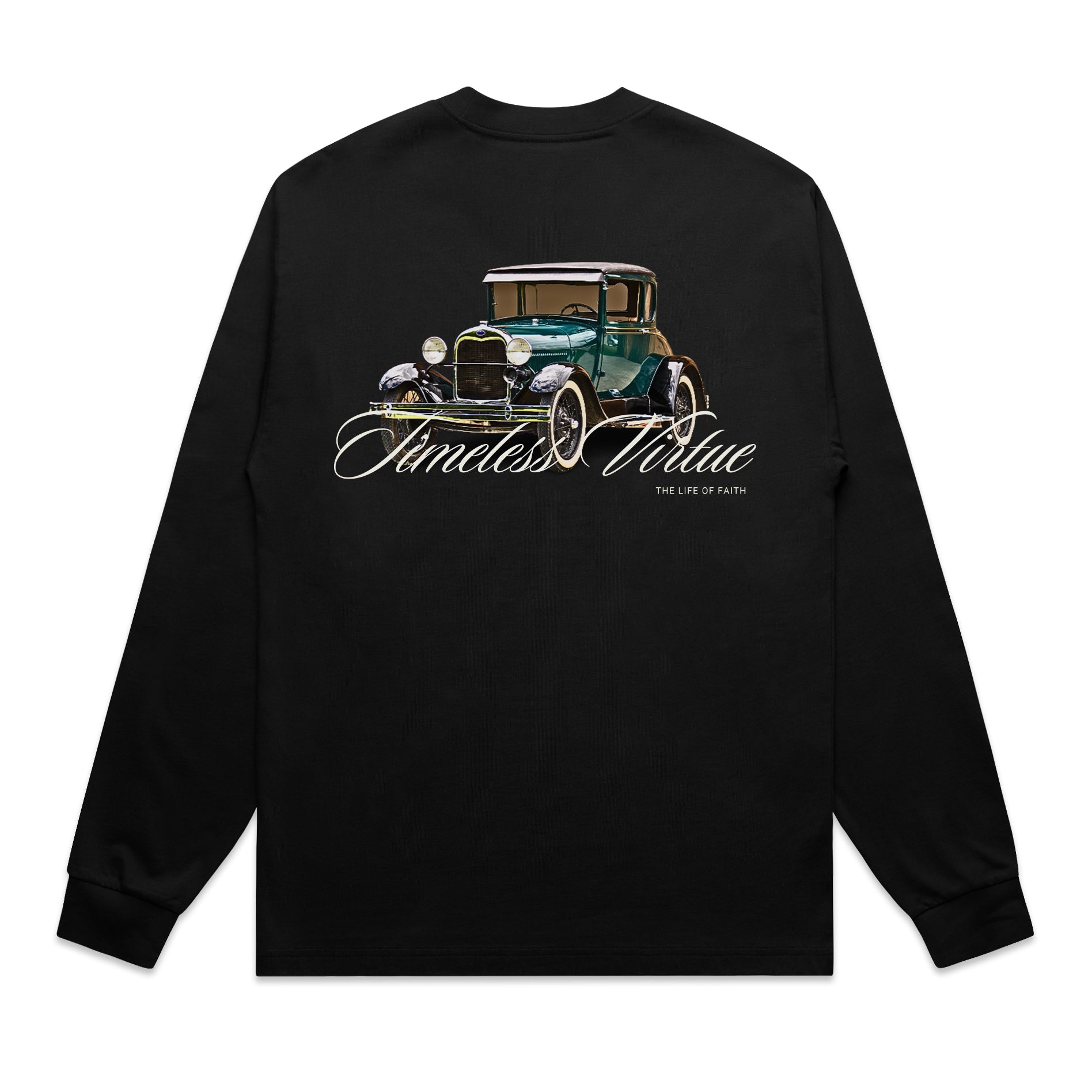 TIMELESS VIRTUE HEAVY OVERSIZE LONG SLEEVE - GREEN