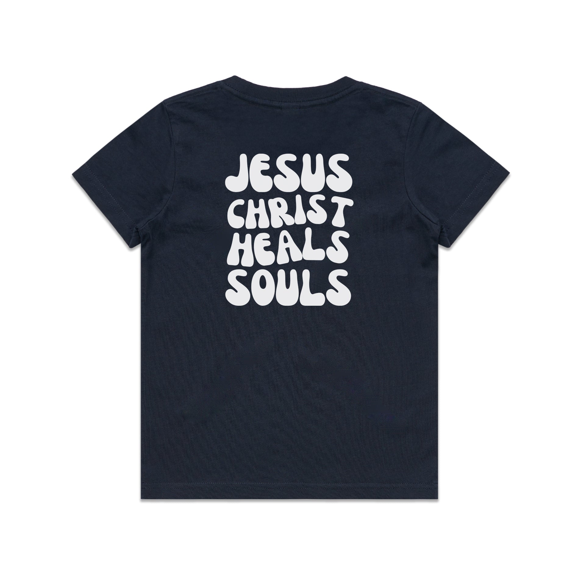 JESUS HEALS SOULS KIDS TEE