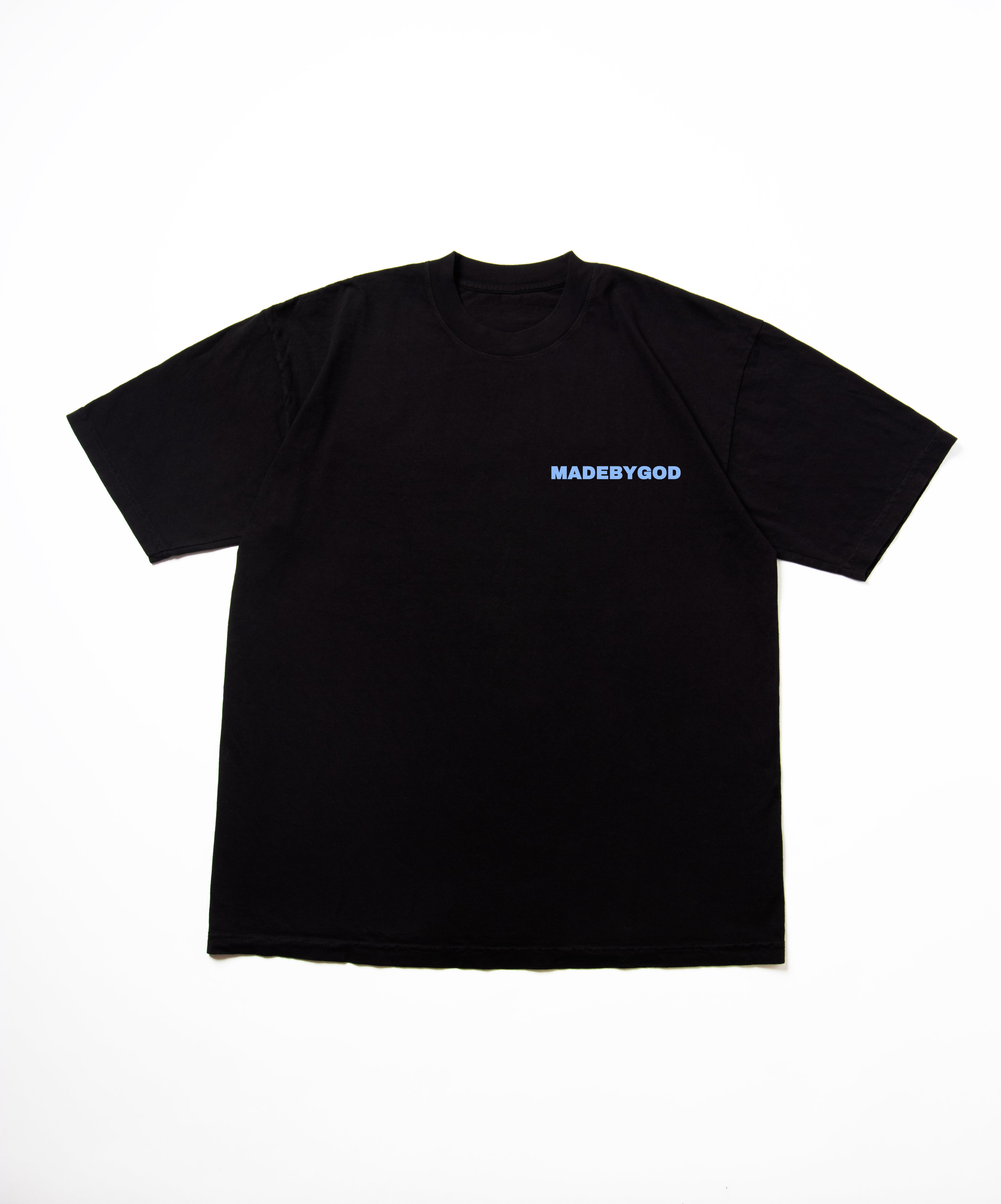 MADE BY GOD OVERSIZE TEE (UNIVERSITY BLUE)