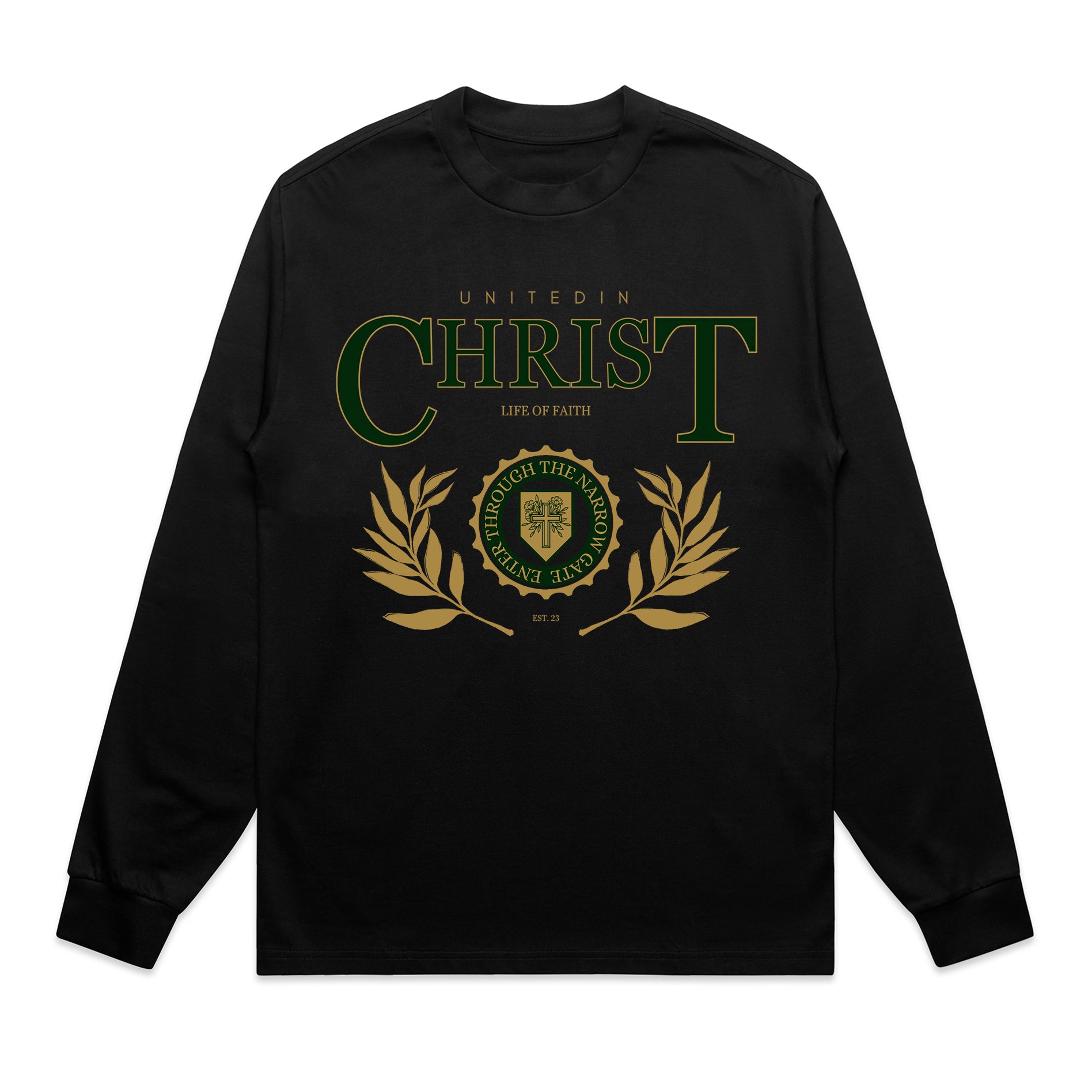 UNITED IN CHRIST HEAVY OVERSIZE LONG SLEEVE - HUNTER