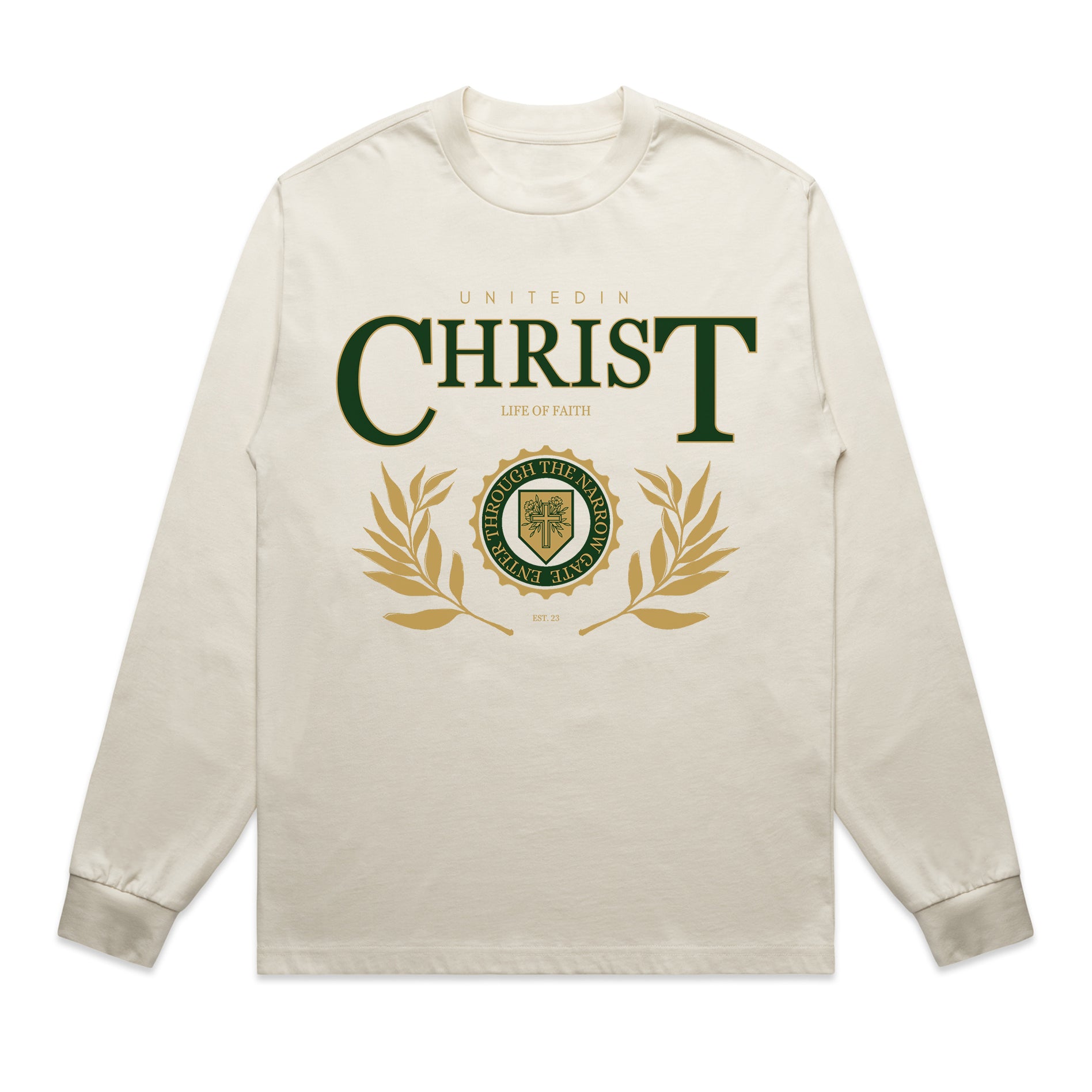 UNITED IN CHRIST HEAVY OVERSIZE LONG SLEEVE - HUNTER