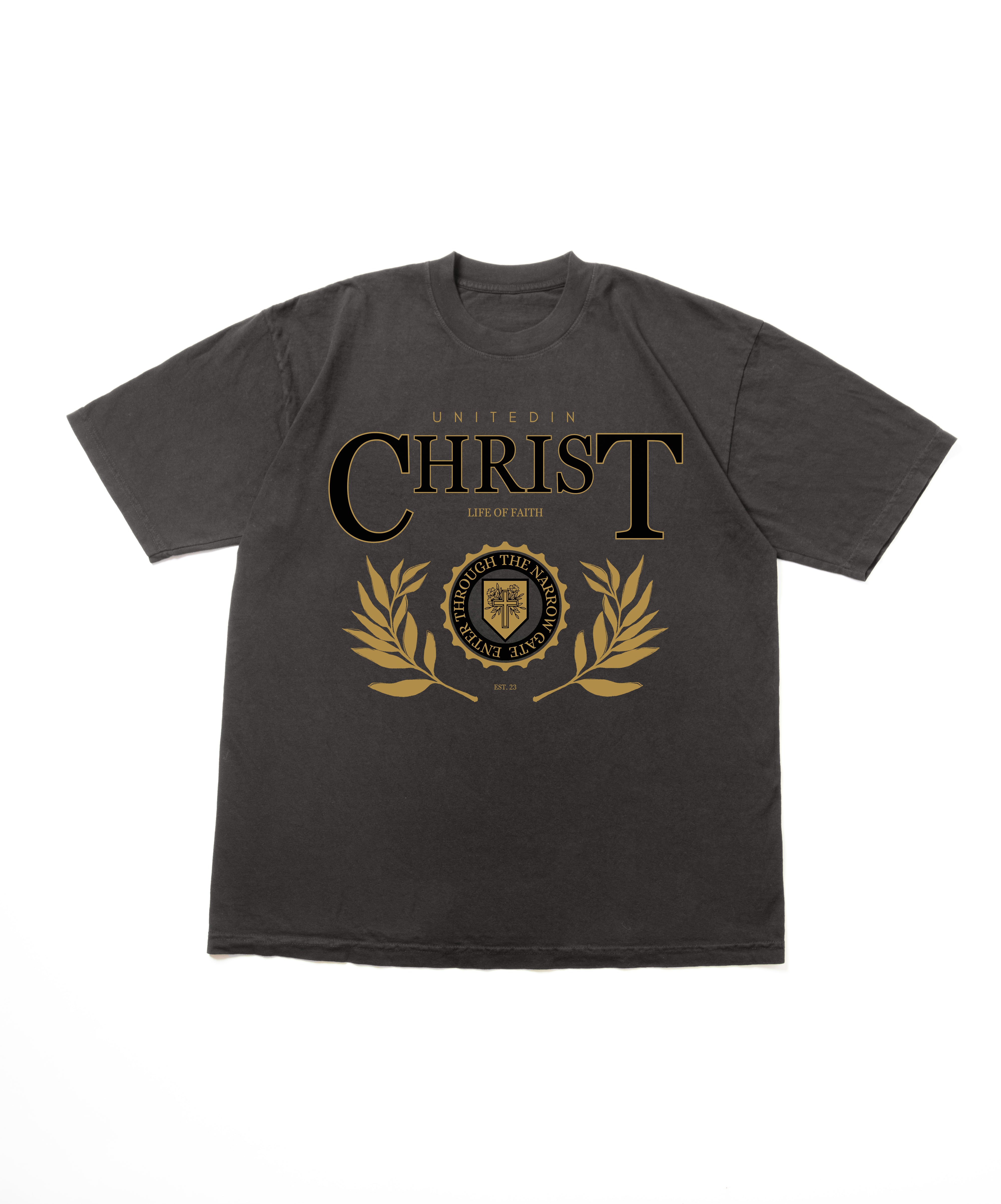 UNITED IN CHRIST OVERSIZE TEE - BLACK