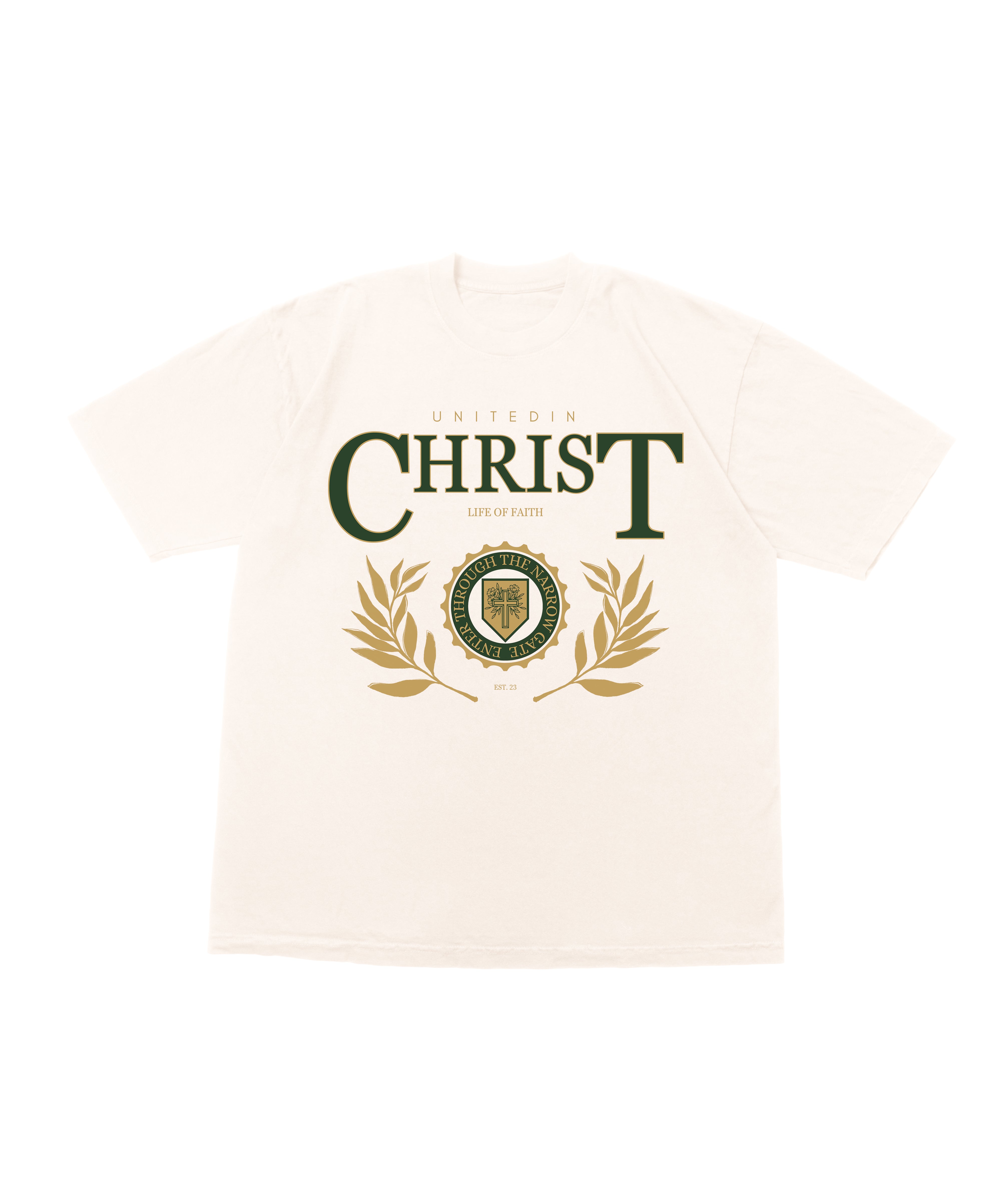 UNITED IN CHRIST OVERSIZE TEE - GREEN