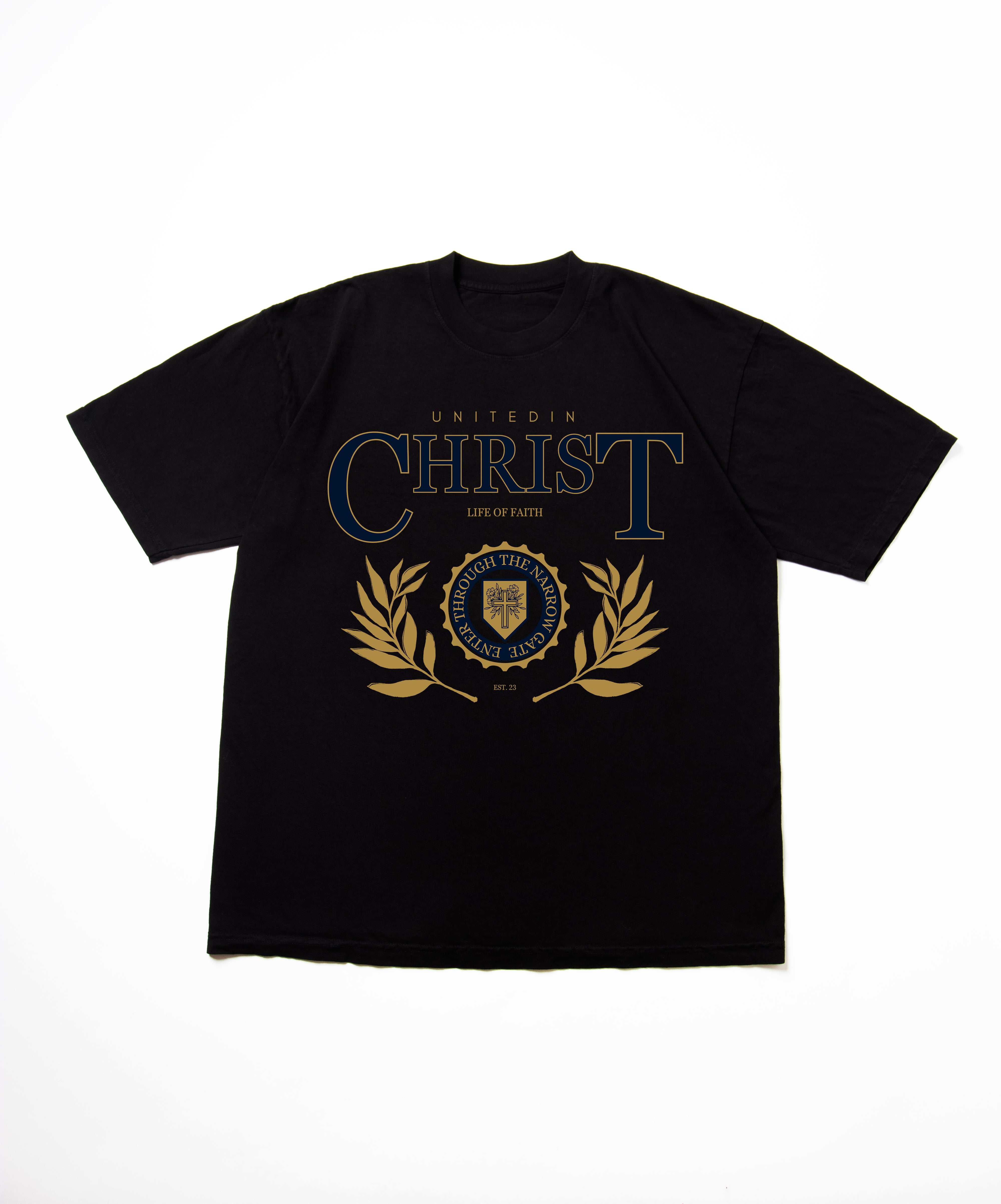 UNITED IN CHRIST OVERSIZE TEE - NAVY