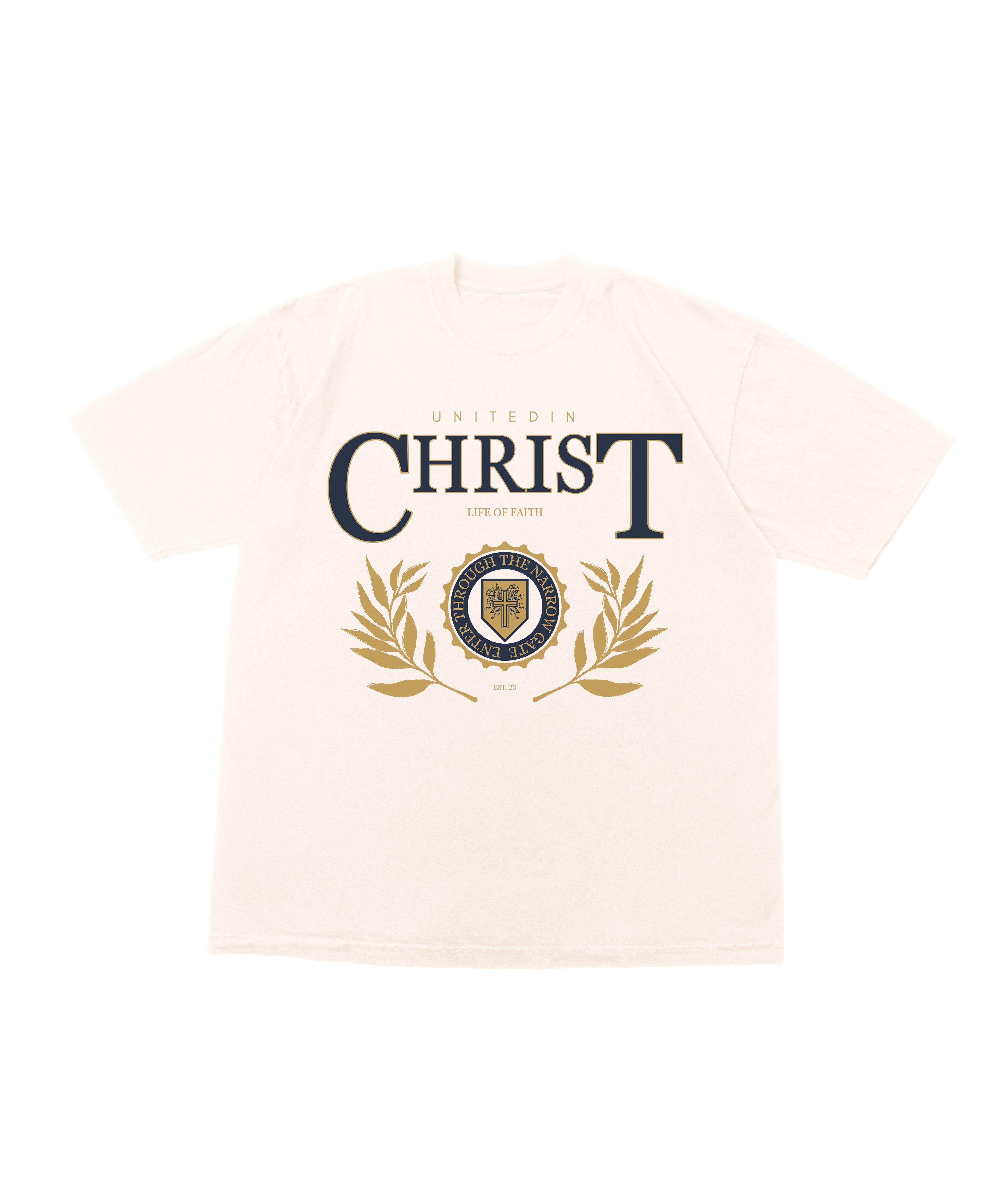 UNITED IN CHRIST OVERSIZE TEE - NAVY