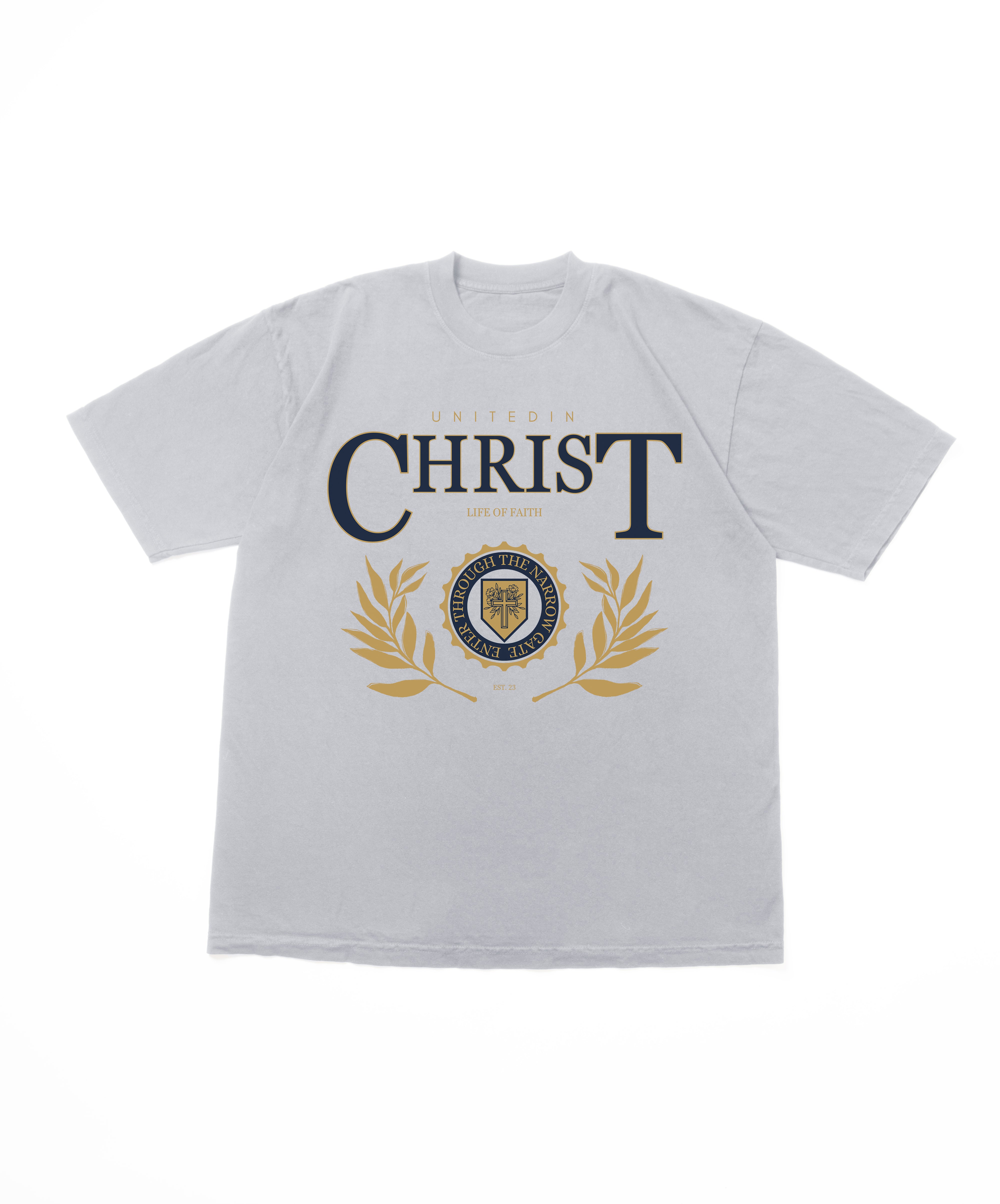 UNITED IN CHRIST OVERSIZE TEE - NAVY