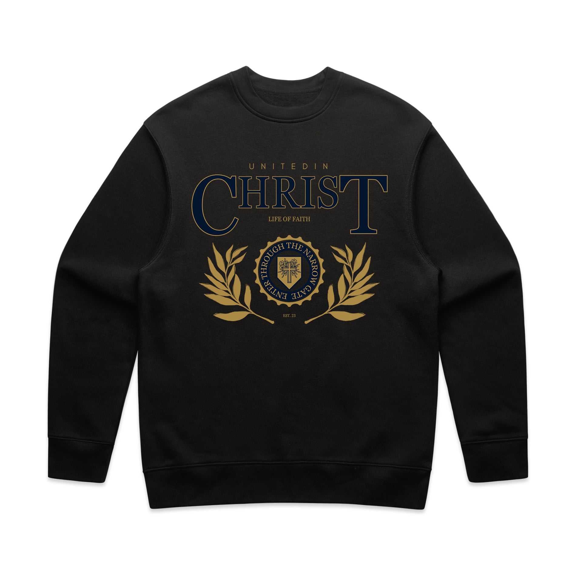 UNITED IN CHRIST RELAXED CREWNECK - NAVY