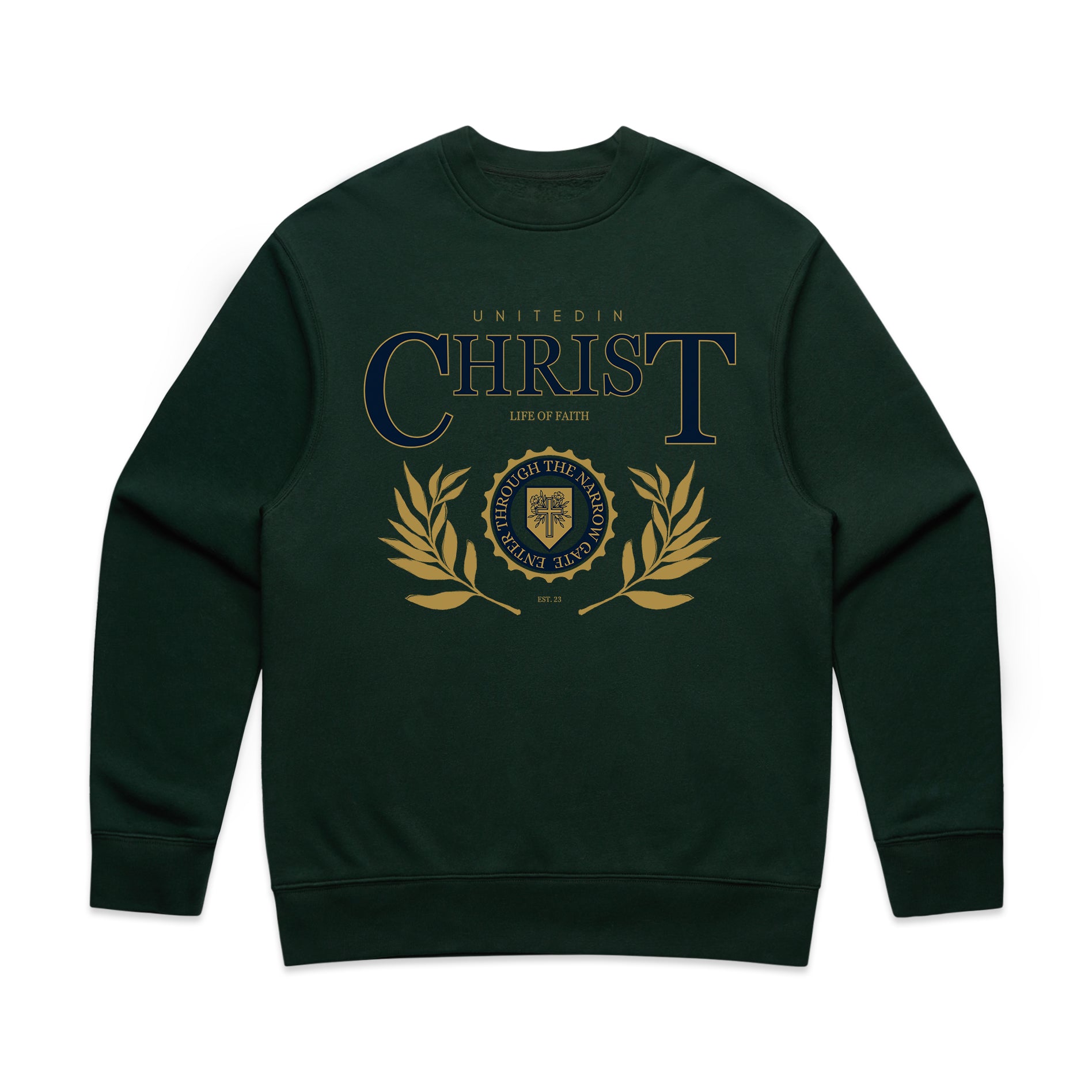 UNITED IN CHRIST RELAXED CREWNECK - NAVY