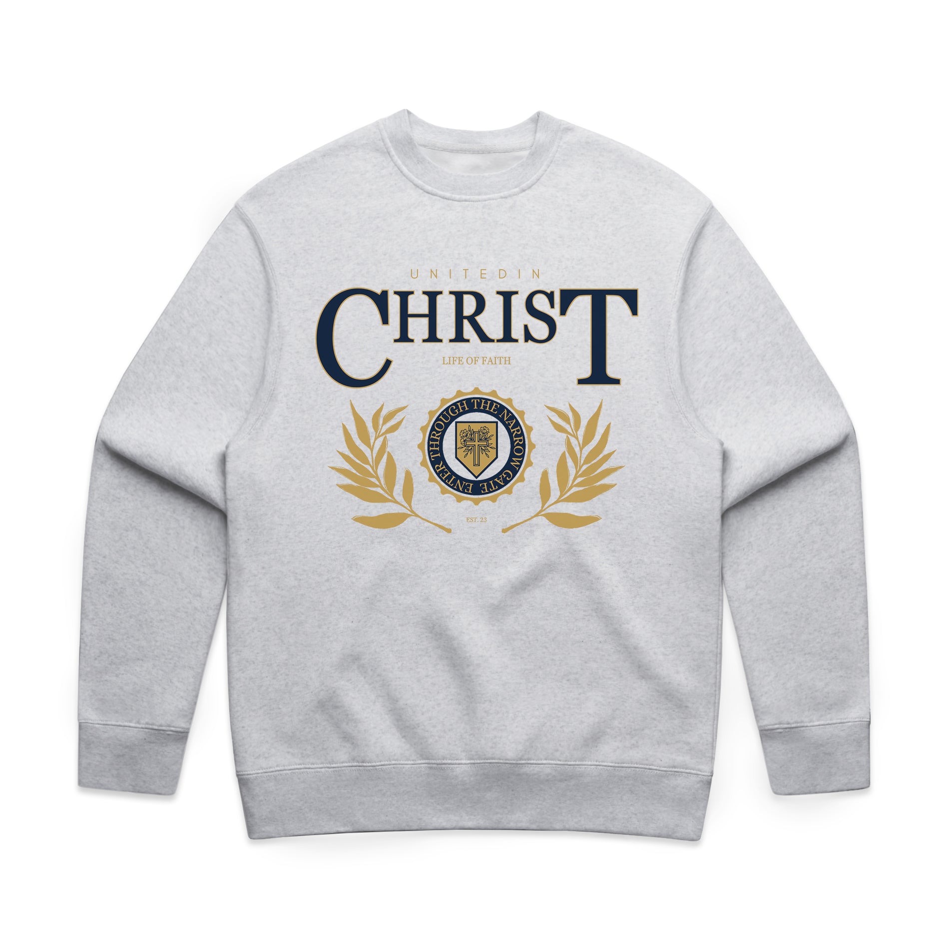 UNITED IN CHRIST RELAXED CREWNECK - NAVY