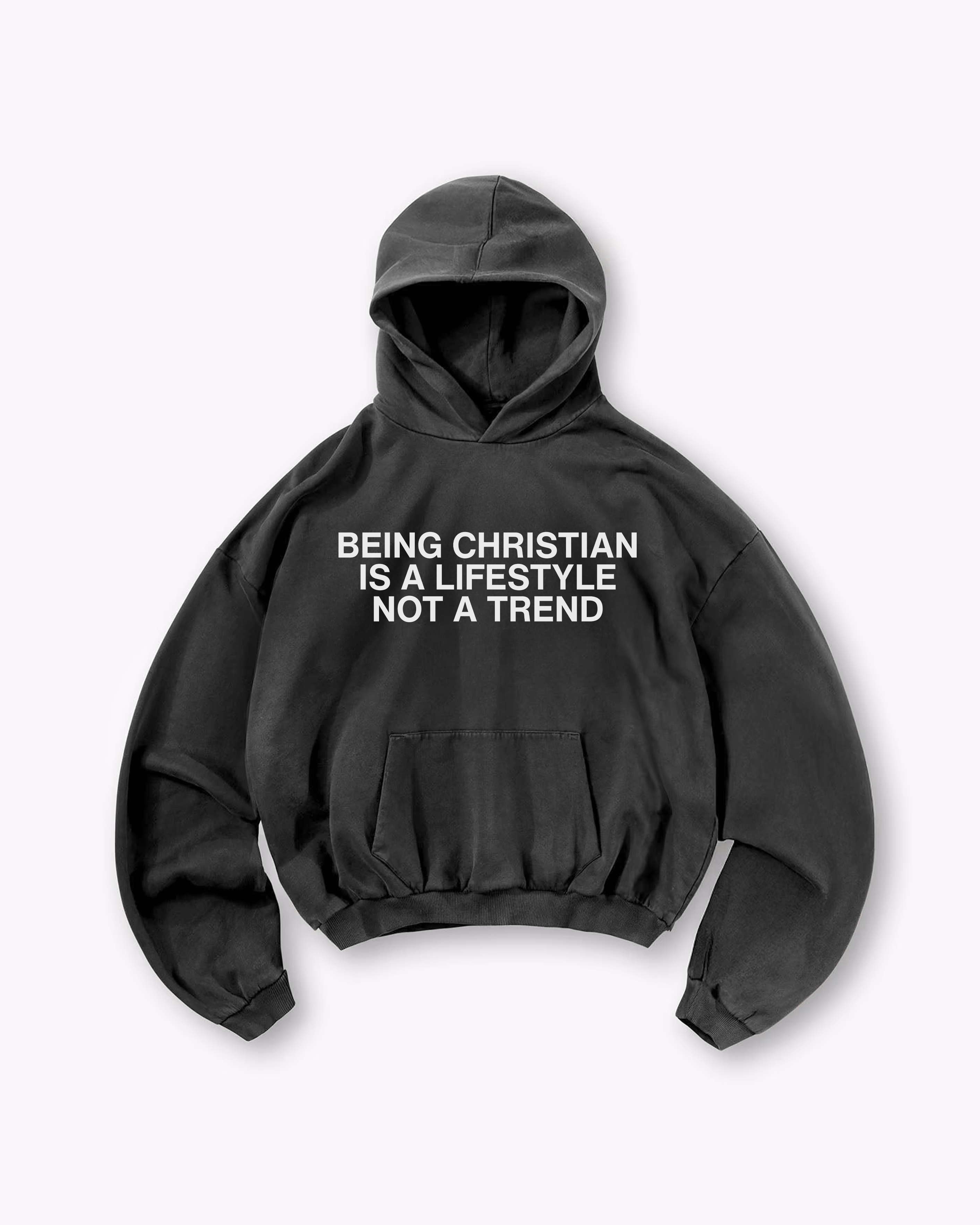 LIFESTYLE NOT A TREND OVERSIZE HOODIE