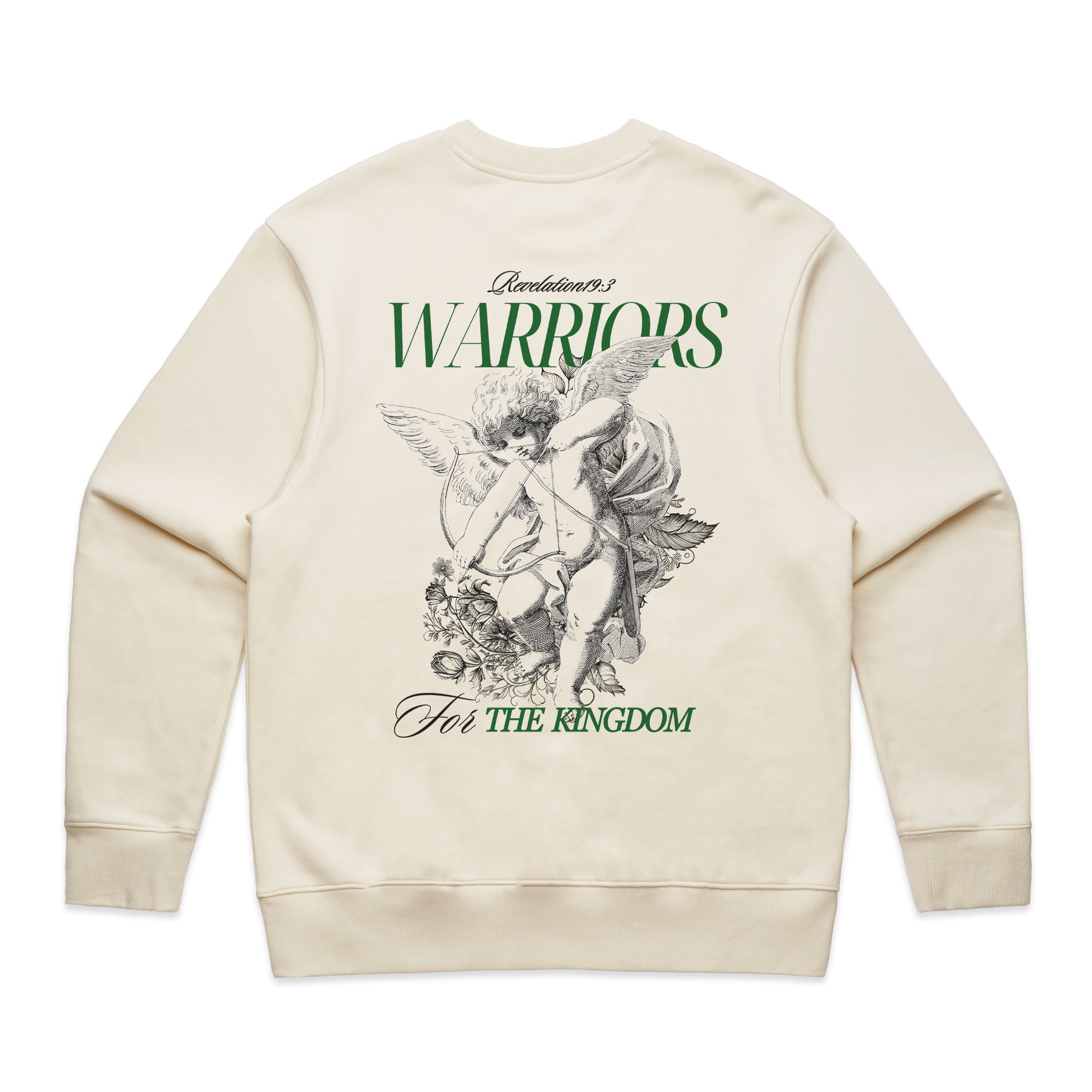 FOR THE KINGDOM PREMIUM OVERSIZED CREWNECK - ECRU