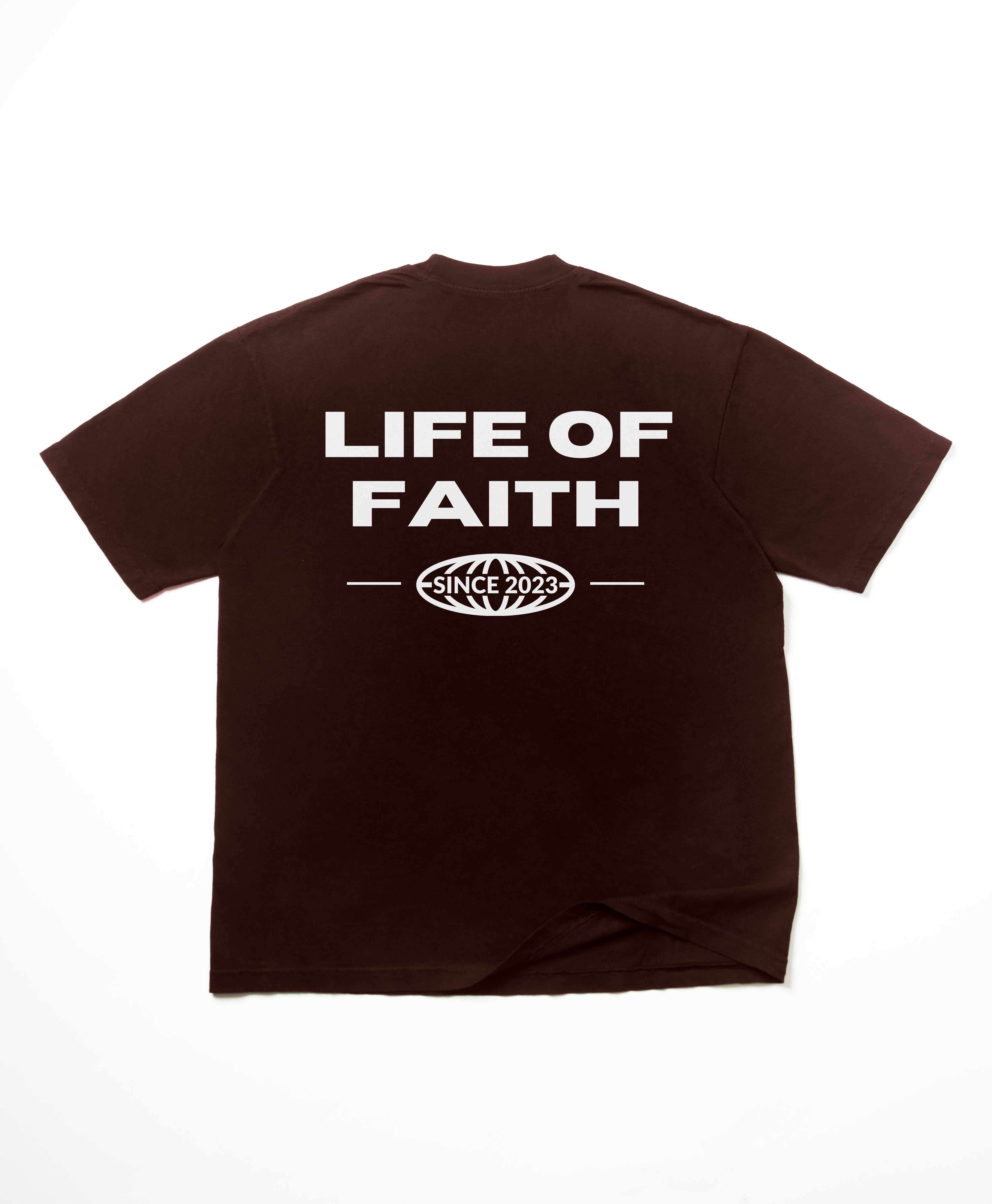 LIFE OF FAITH 2023 OVERSIZE TEE - WHITE