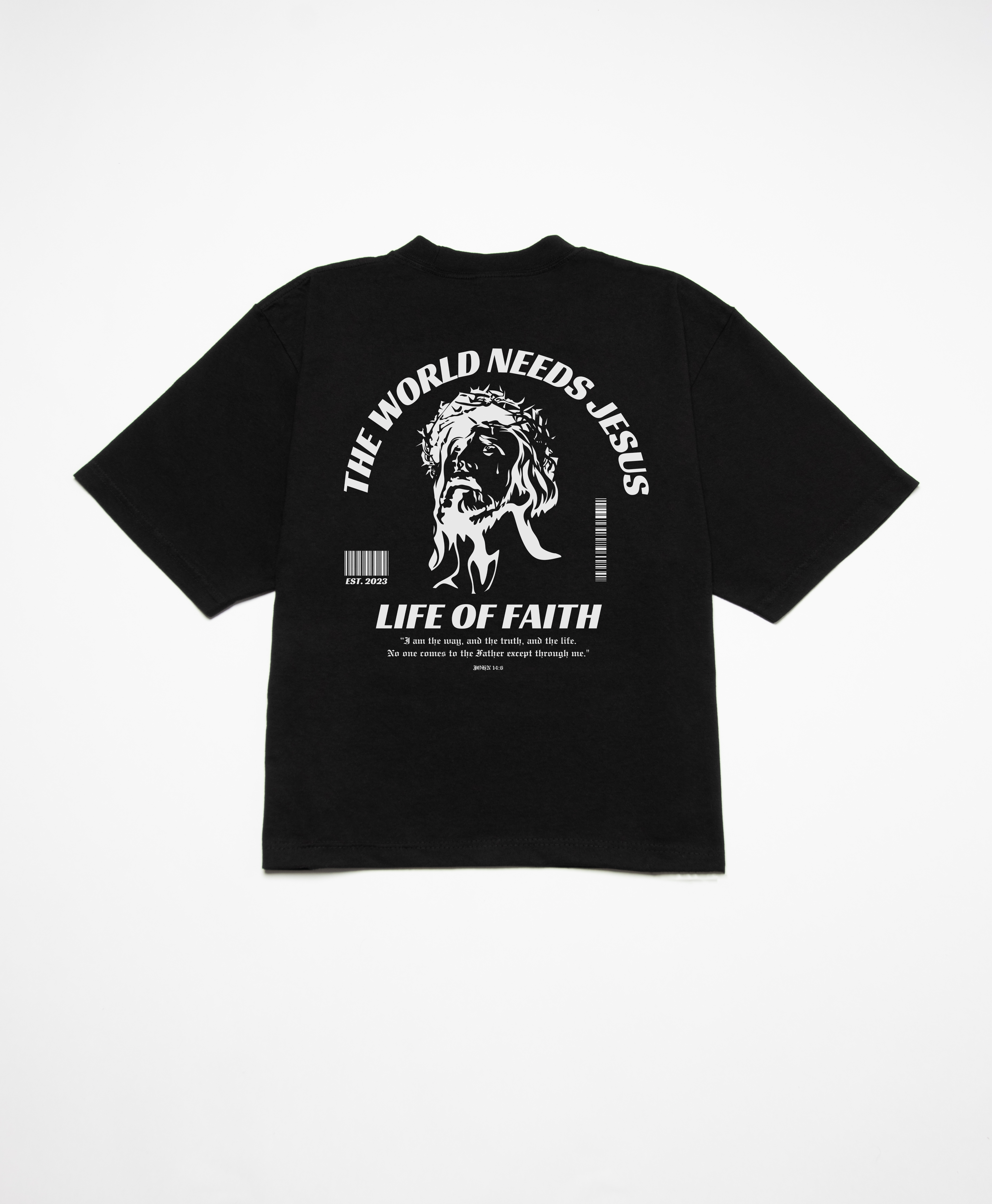 WORLD NEEDS JESUS BOXY TEE