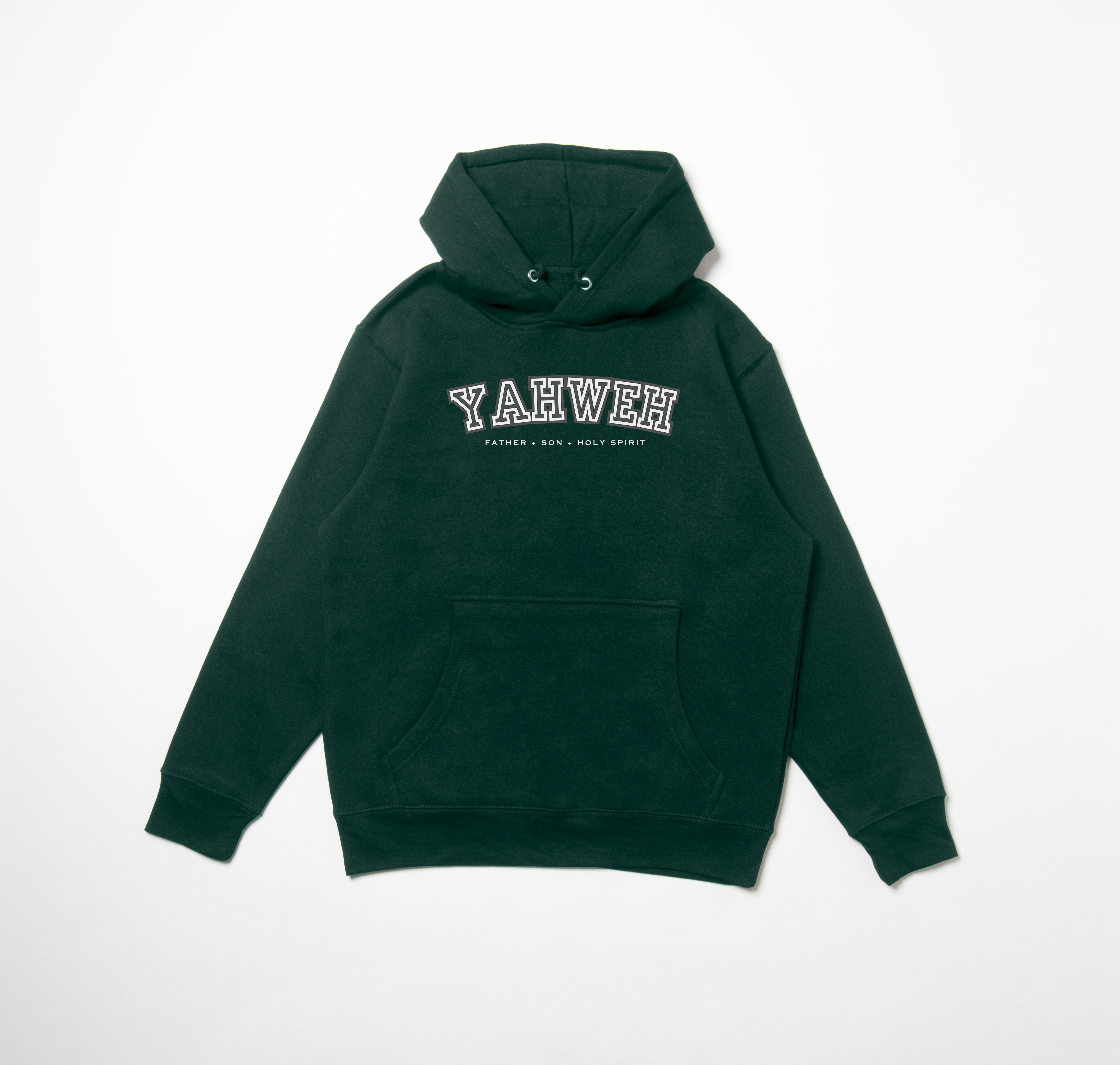 YAHWEH UNIVERSITY STAPLE UNISEX HOODIE - GREY