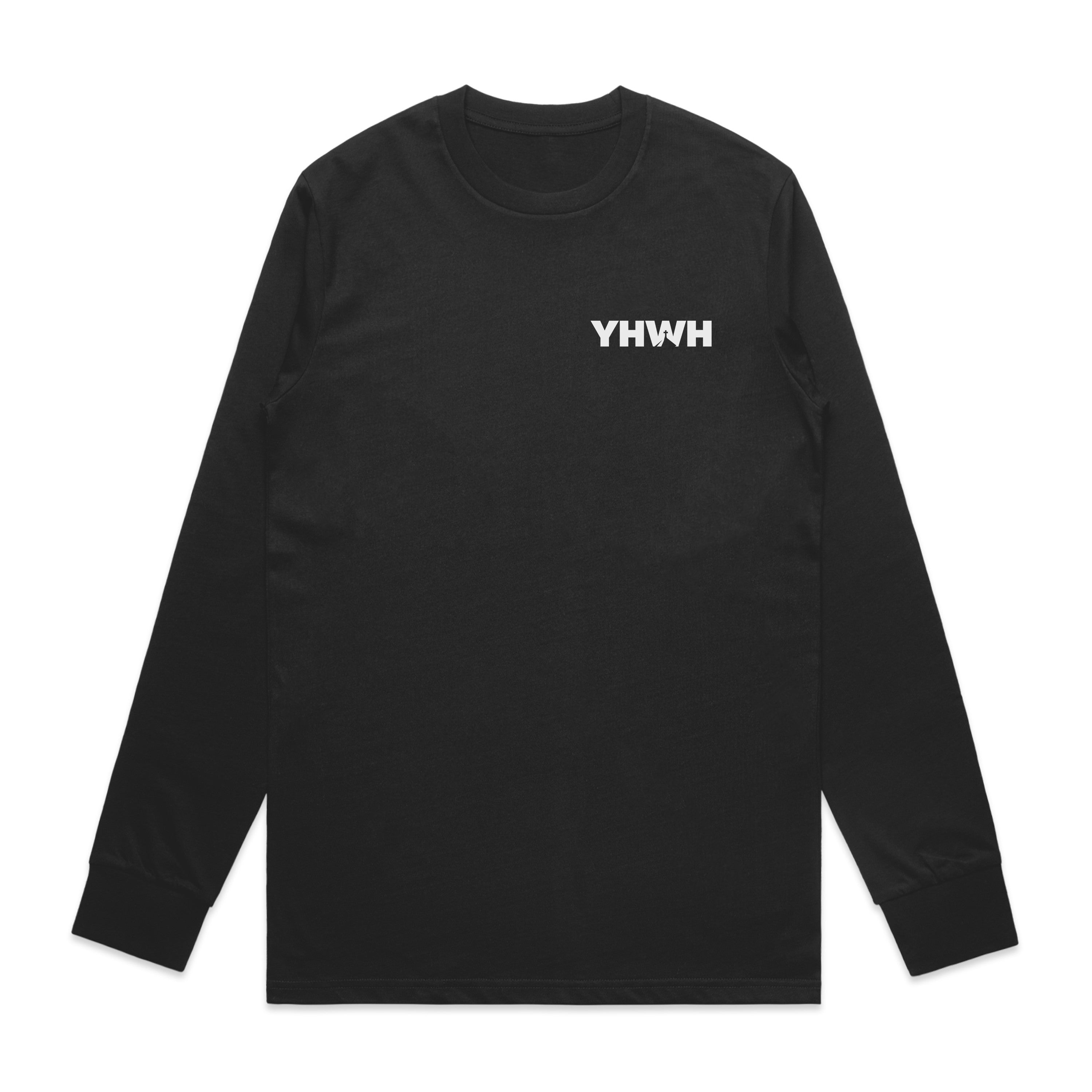 YHWH CROSS CLASSIC LONG SLEEVE - WHITE