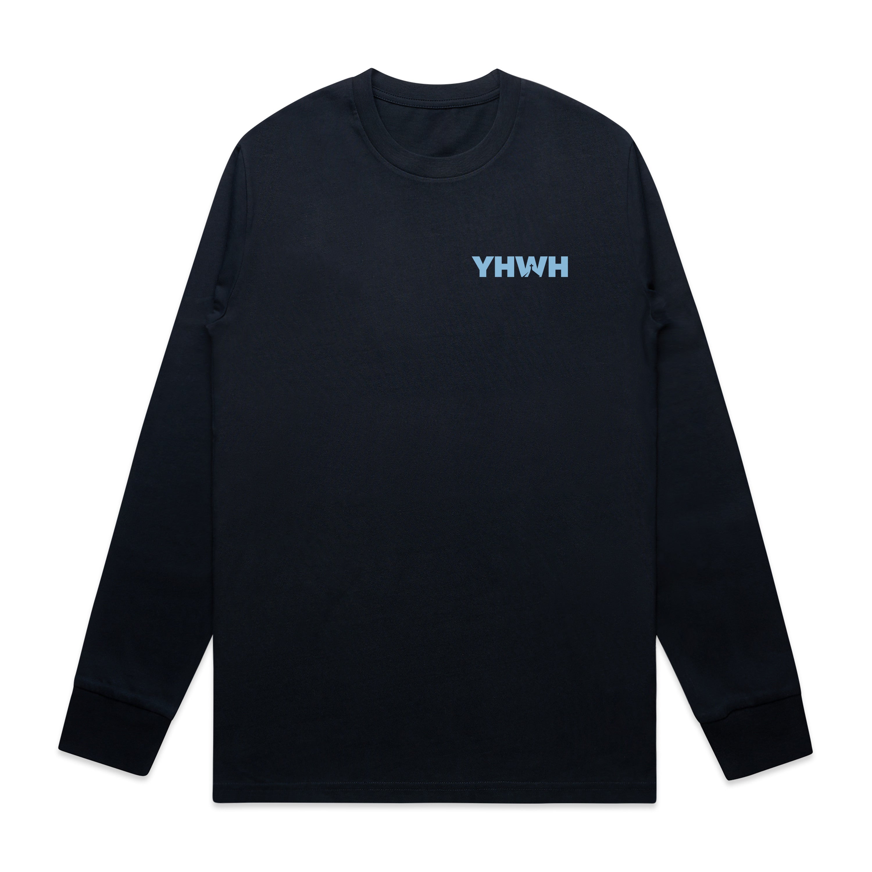 YHWH CROSS CLASSIC LONG SLEEVE - LIGHT BLUE