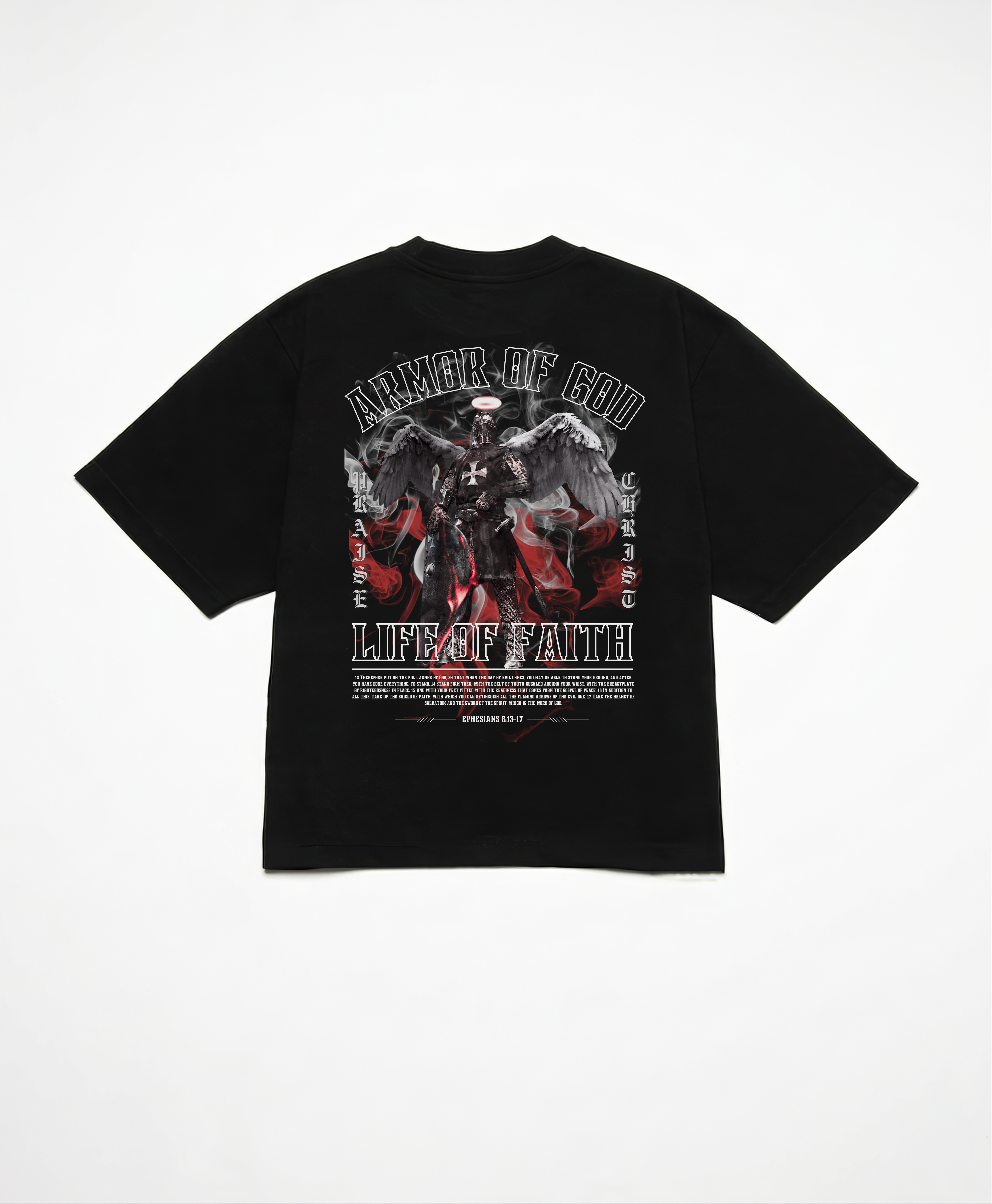 ARMOR OF GOD CROPPED BOXY TEE