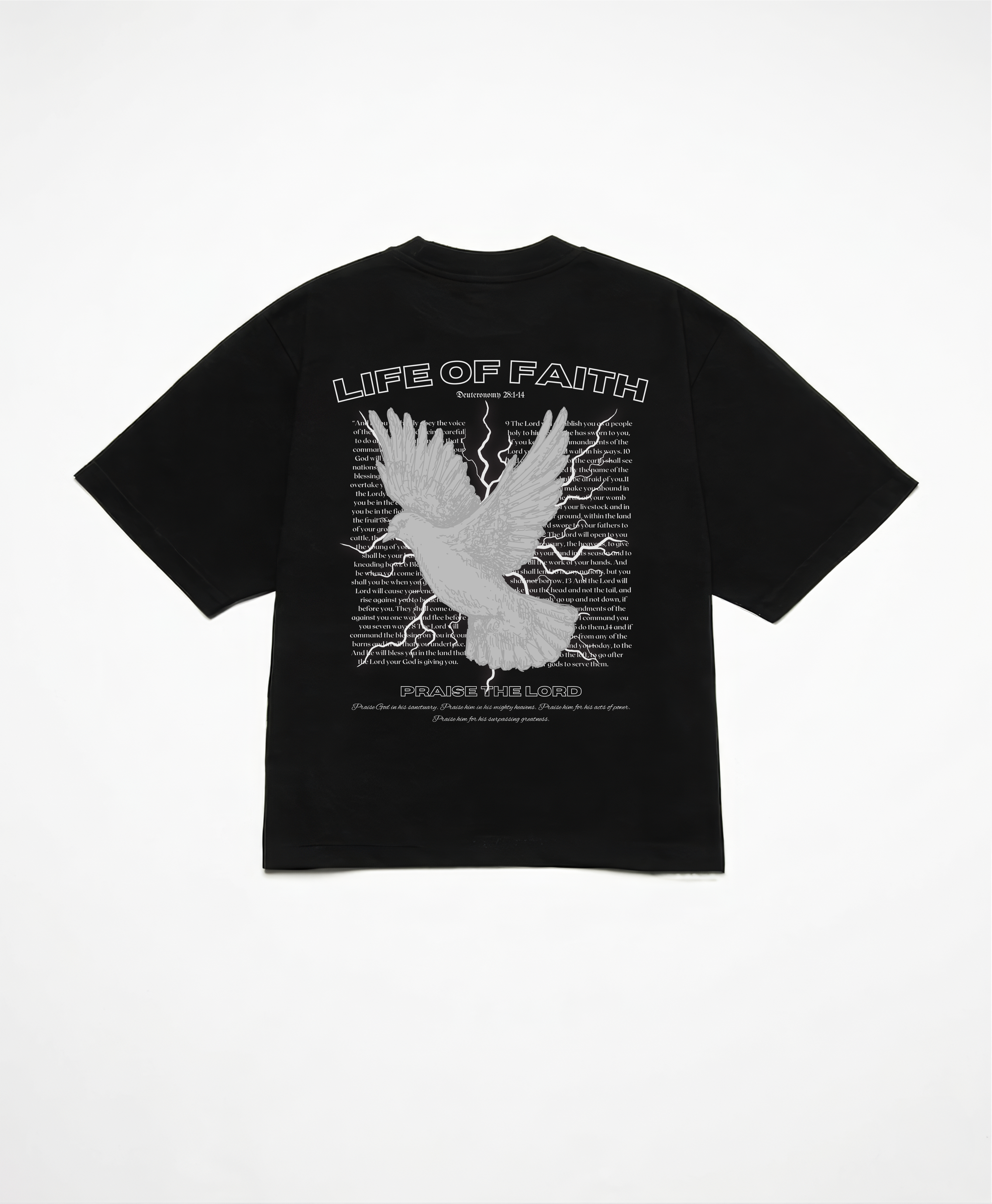 PRAISE THE LORD CROPPED BOXY TEE