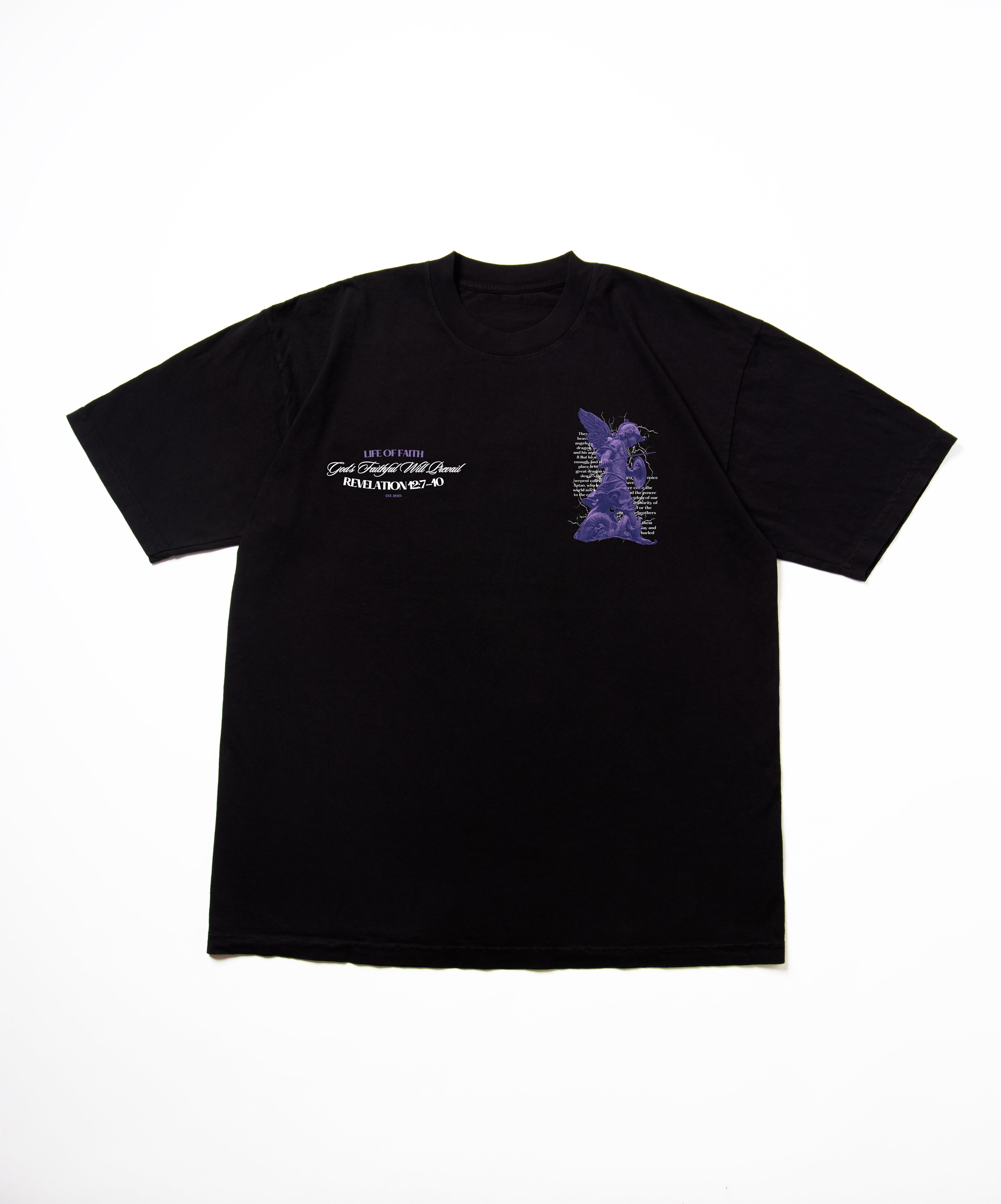 GOD'S FAITHFUL OVERSIZE TEE (GRAPE)