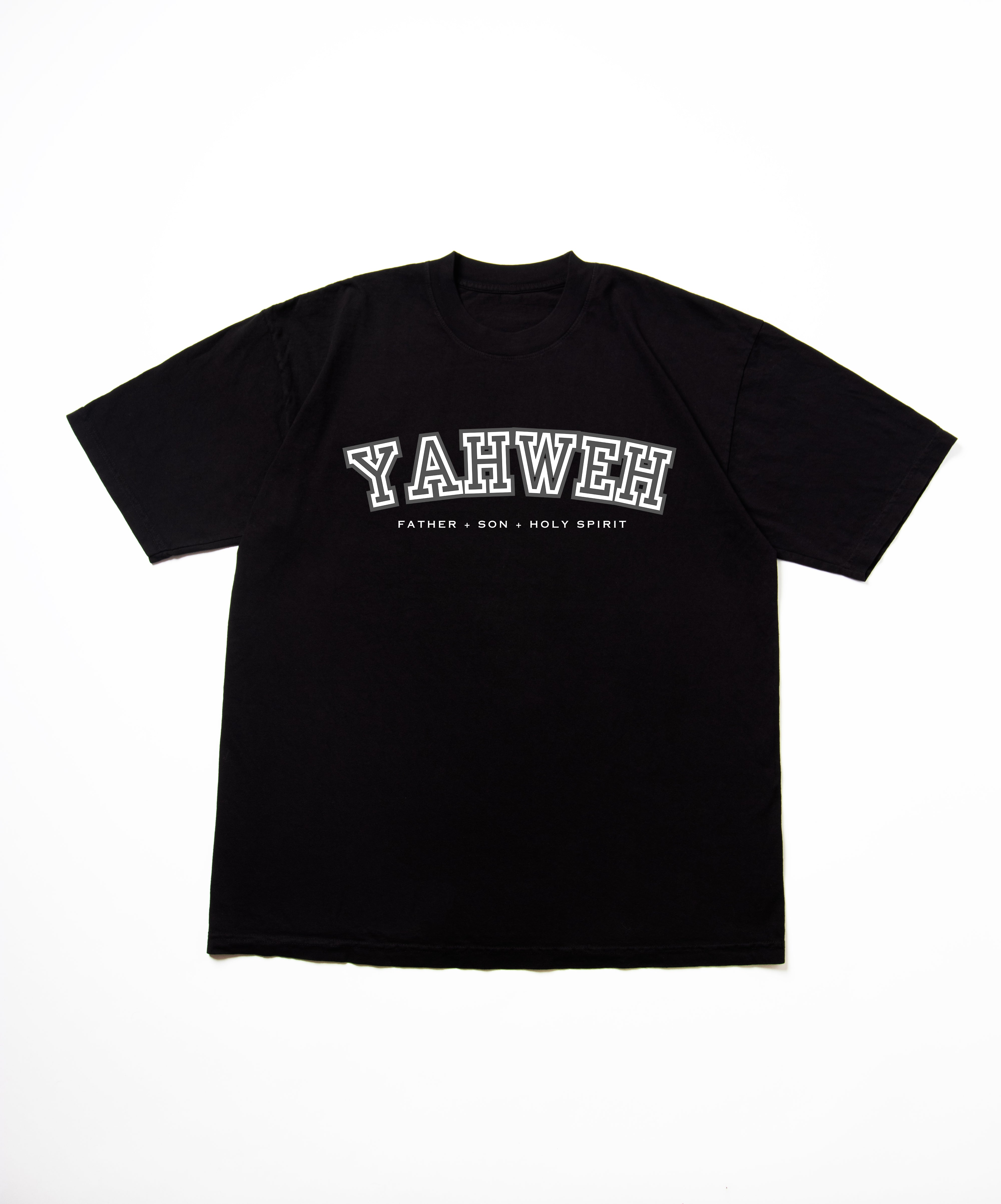 "YAHWEH" UNIVERSITY OVERSIZE TEE (GREY)