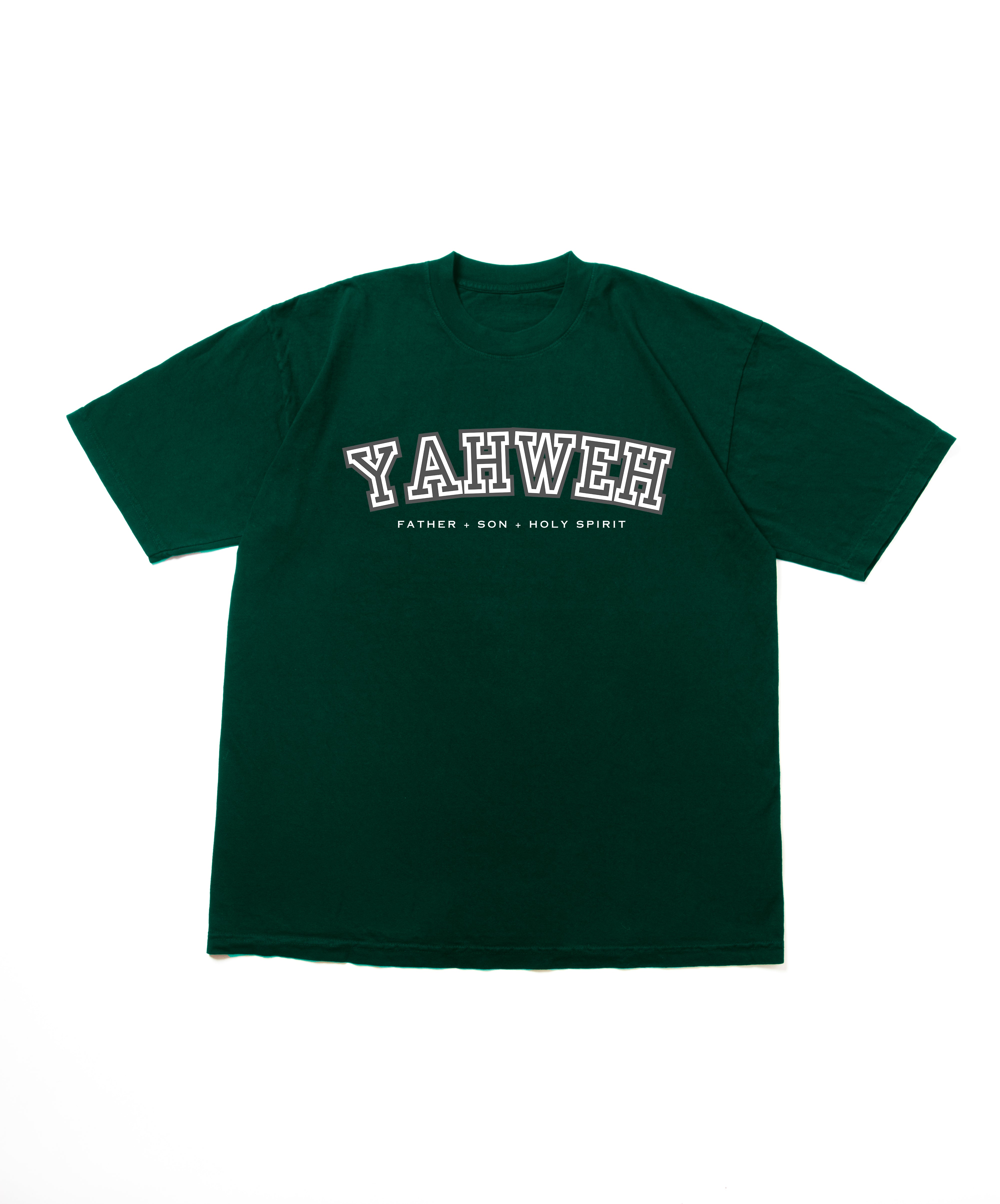 "YAHWEH" UNIVERSITY OVERSIZE TEE (GREY)