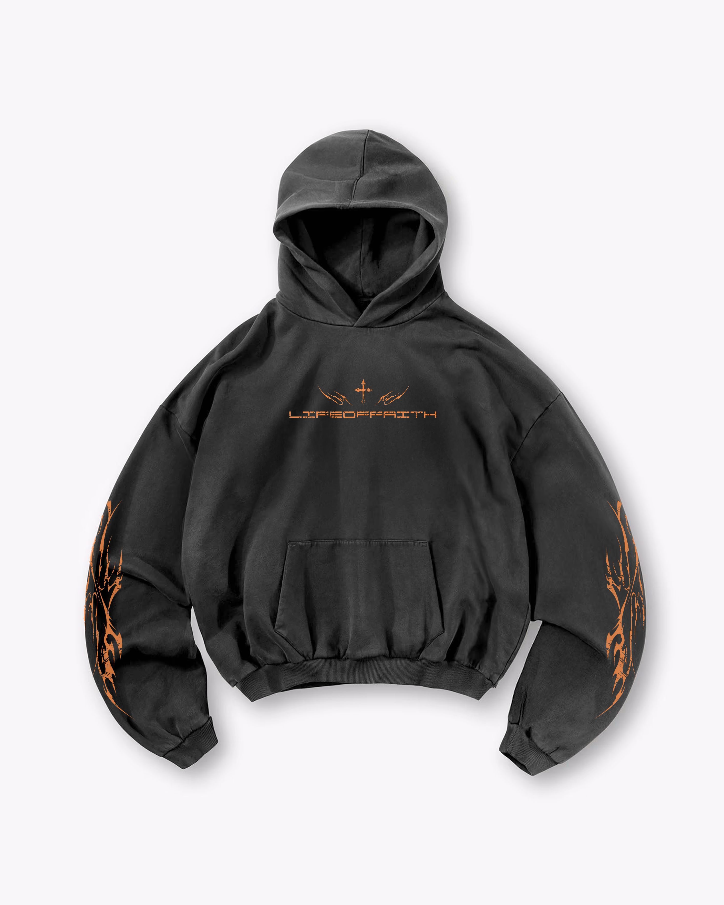 LIFEOFFAITH OVERSIZE HOODIE - SUNSET