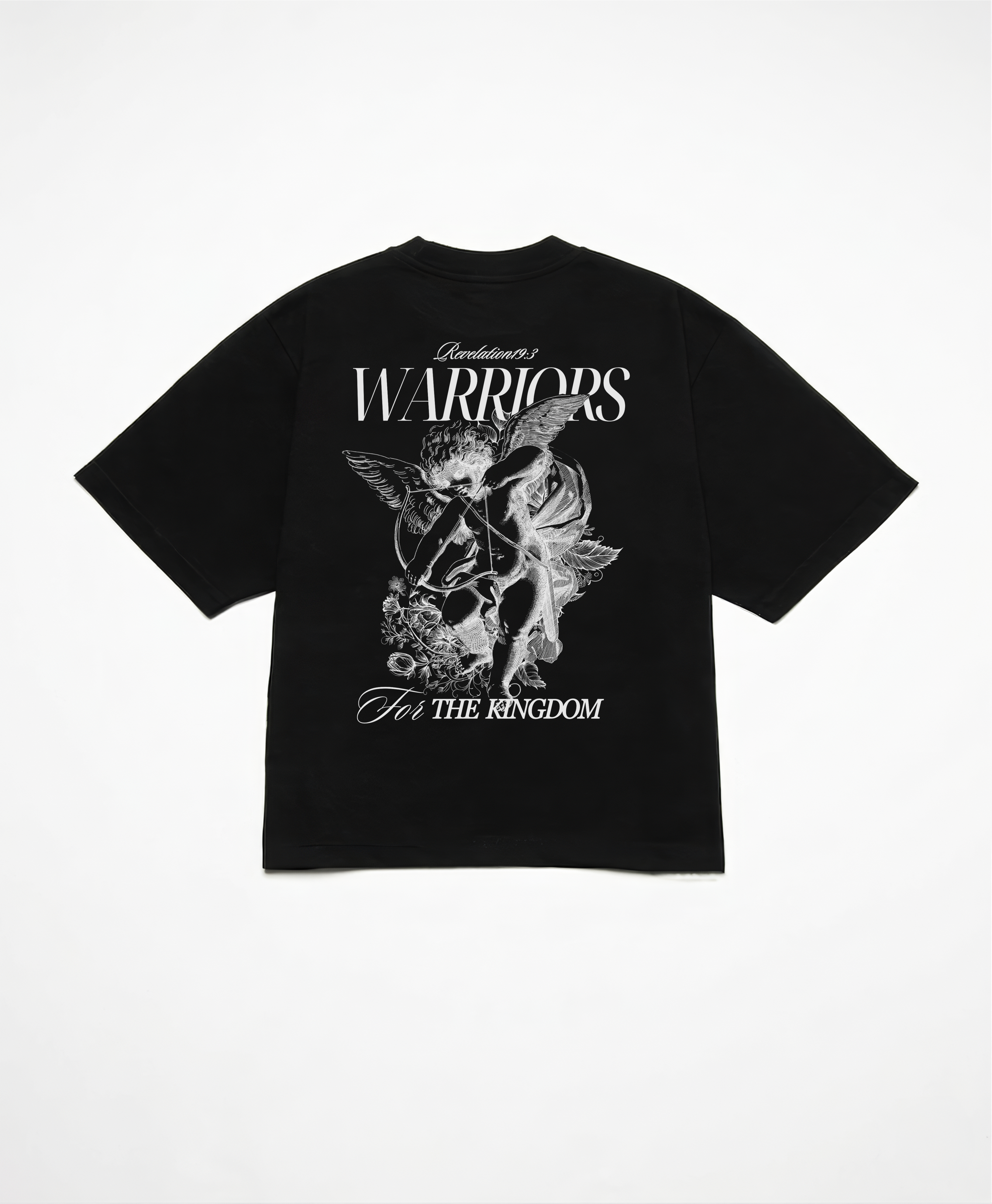 FOR THE KINGDOM CROPPED BOXY TEE - WHITE