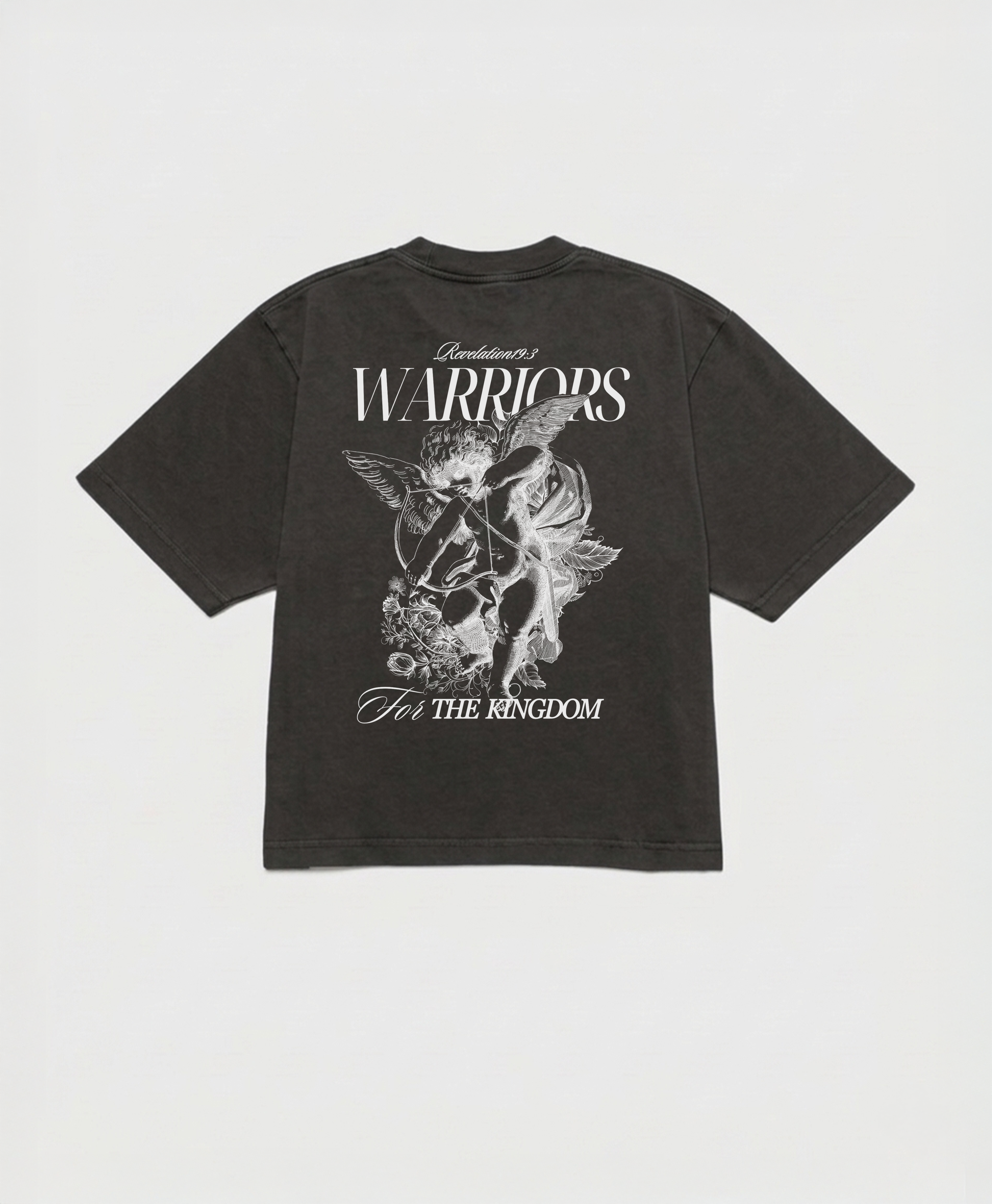 FOR THE KINGDOM CROPPED BOXY TEE - WHITE