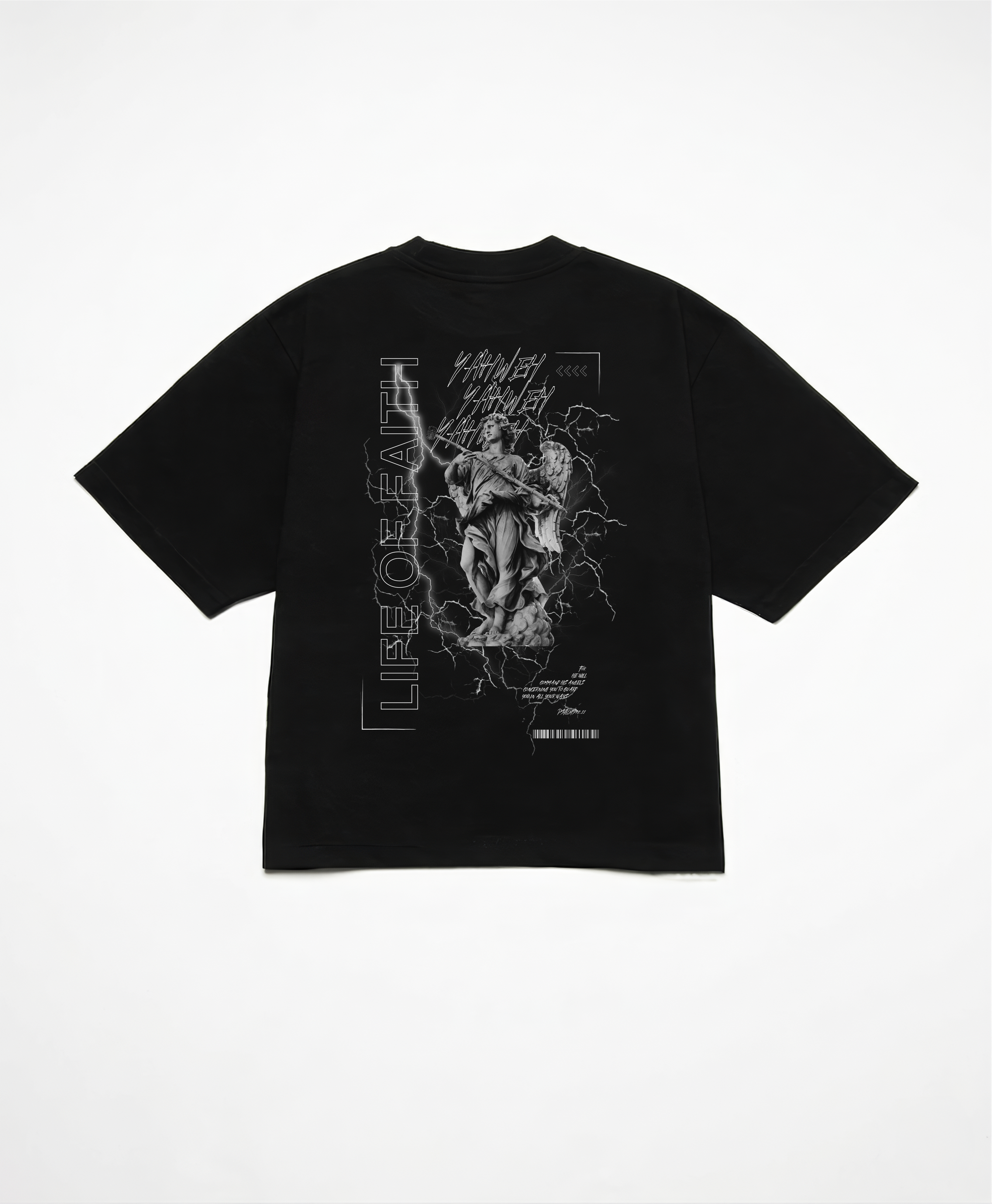 GUARDIAN ANGEL CROPPED BOXY TEE (WHITE)