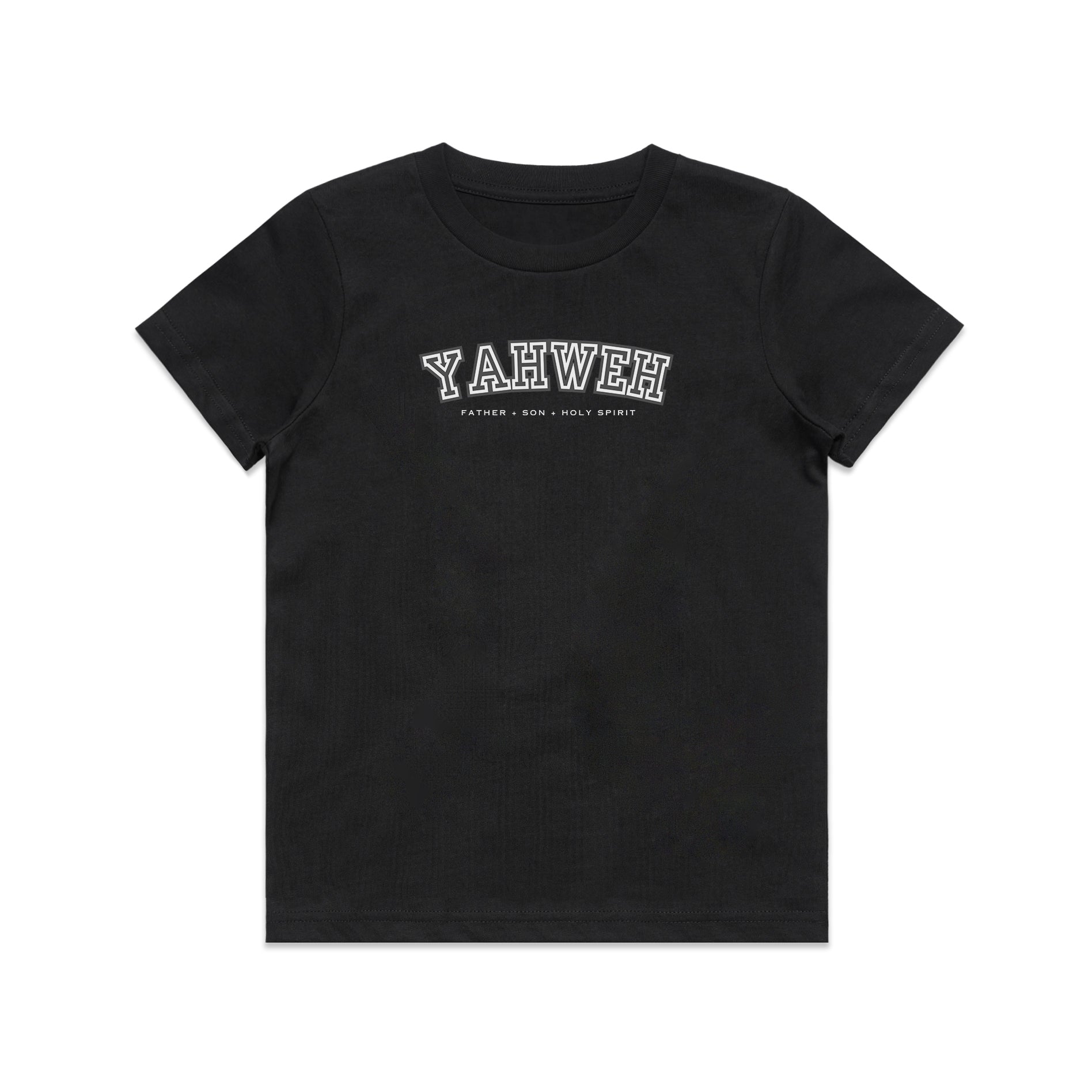 "YAHWEH" UNIVERSITY YOUTH TEE - GREY