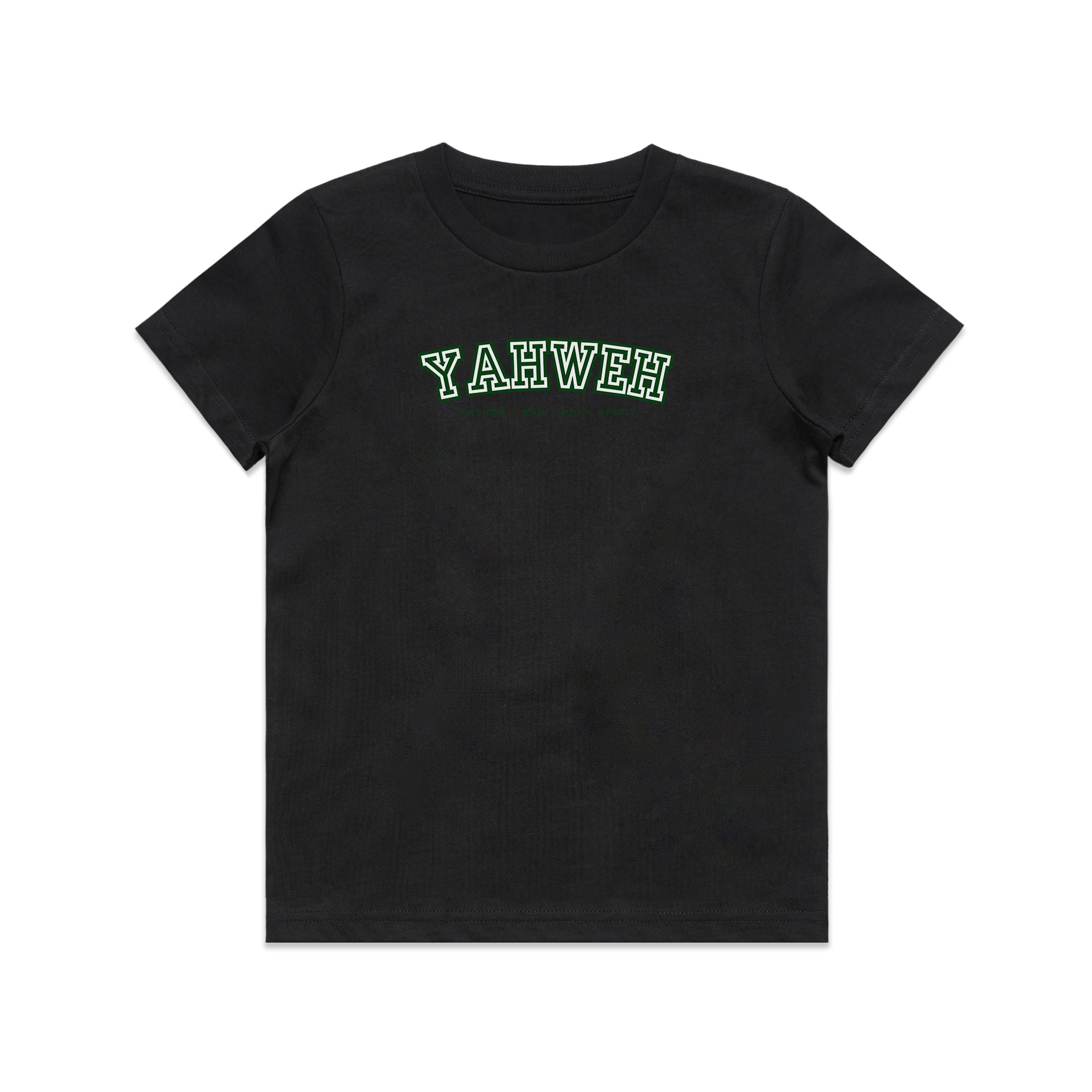 "YAHWEH" UNIVERSITY YOUTH TEE - FOREST